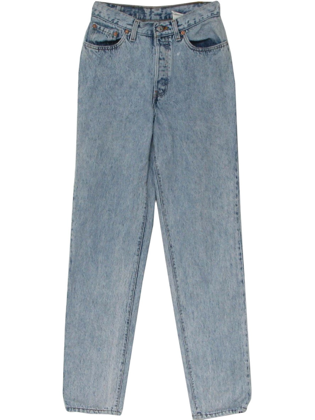 80s Retro Pants: 80s -Levis 501- Womens light blue acid washed cotton ...
