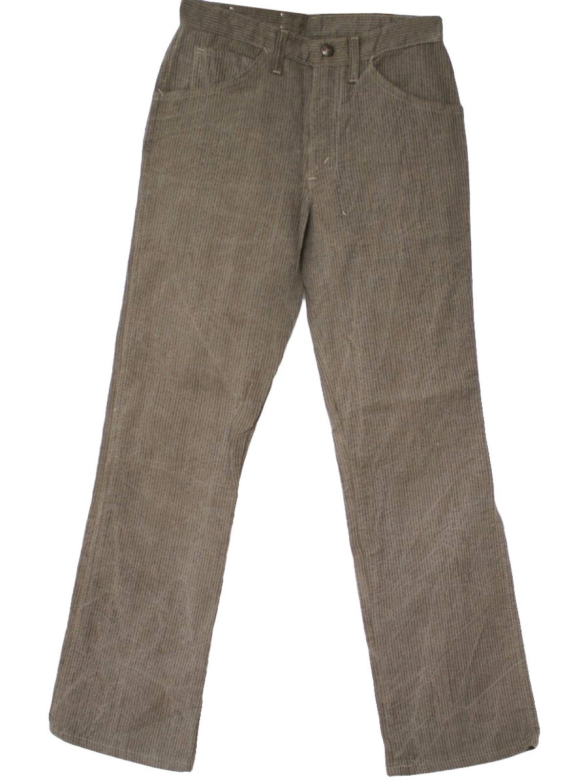 Vintage 70s Flared Pants / Flares: 70s -Dee Cee- Mens New-Old brown and ...