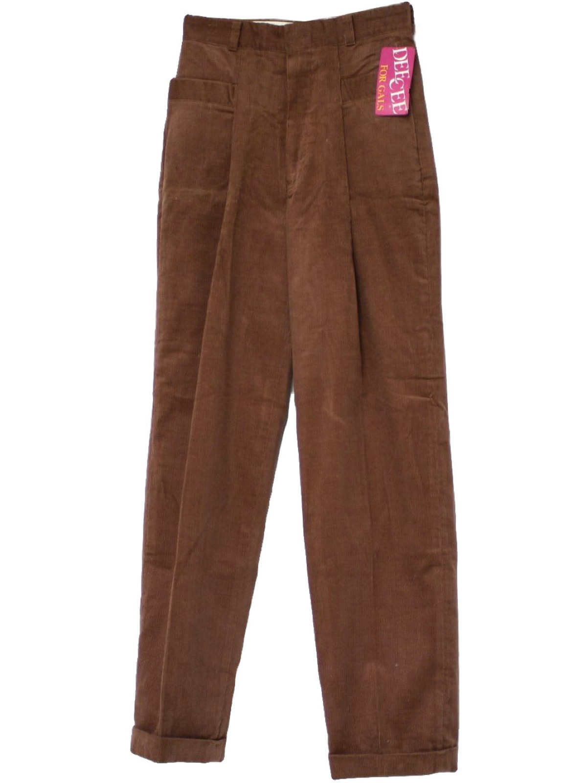 Dee Cee 80's Vintage Pants: 80s -Dee Cee- Womens New-Old rust brown ...