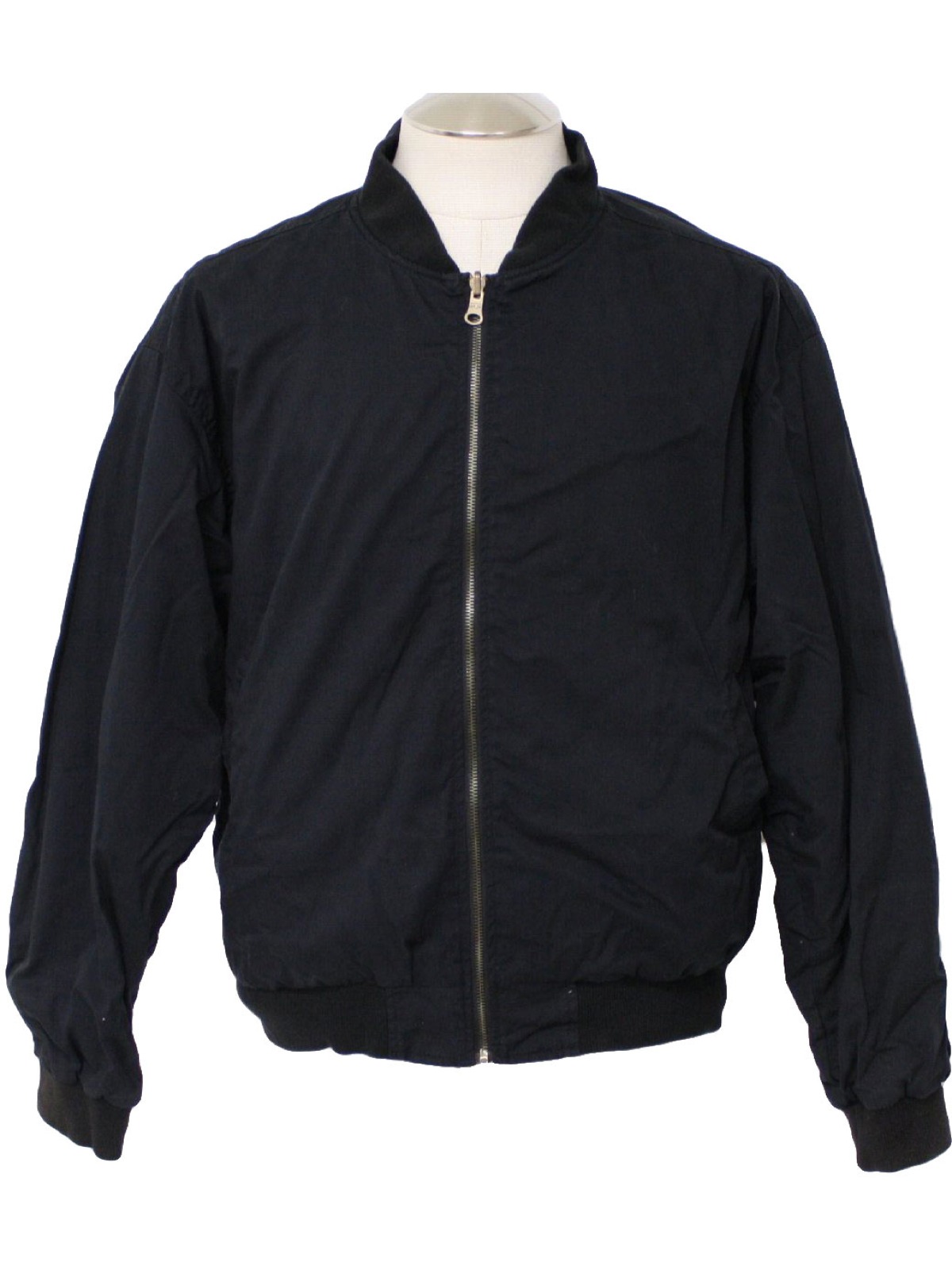 Marlboro 1980s Vintage Jacket: 80s -Marlboro- Unisex black cotton ...