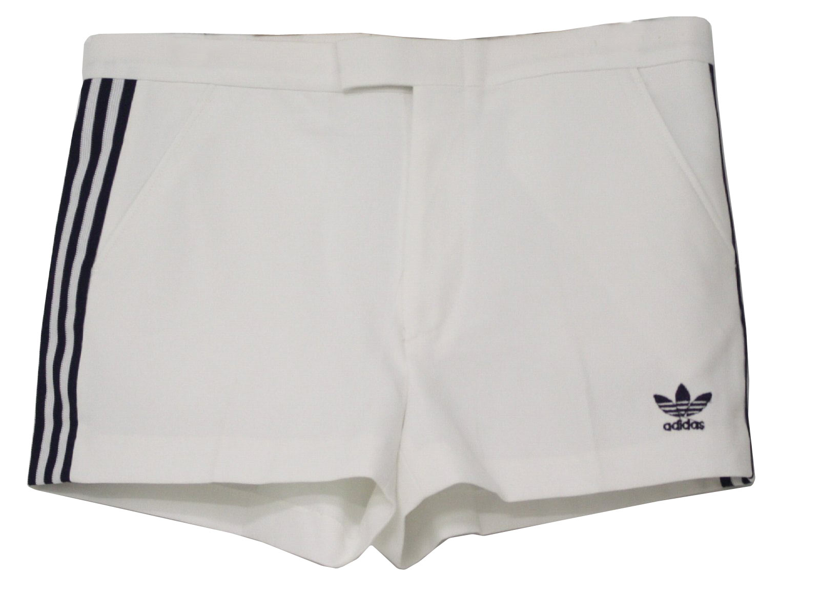 white adidas running shorts