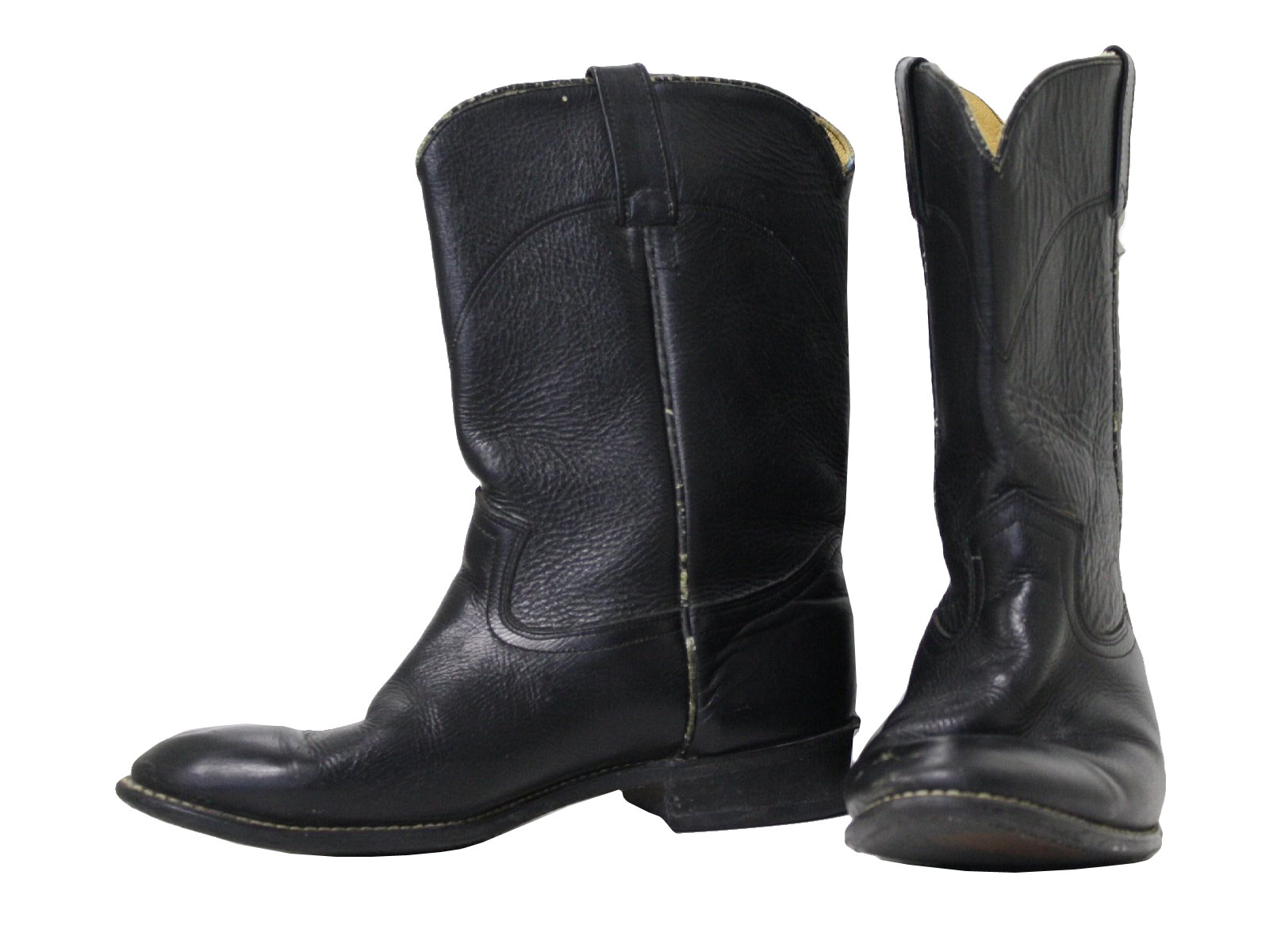 low heel cowboy boots mens