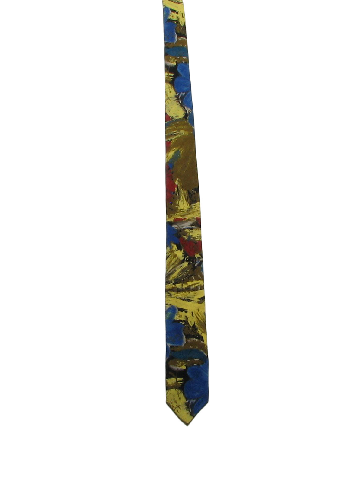 Vintage Collection Eighties Neck Tie: 80s -Collection- blue, yellow ...