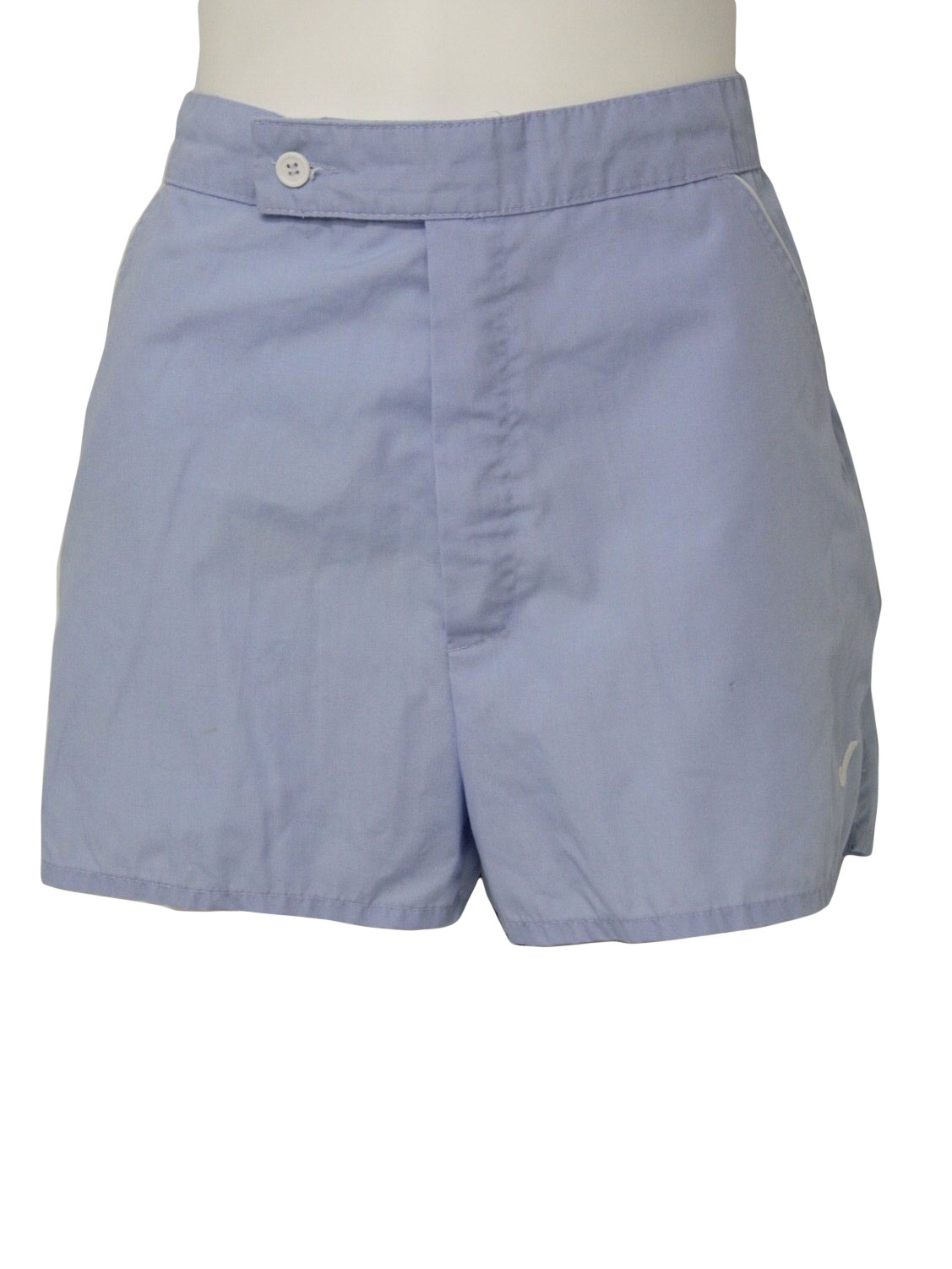 70's Jantzen Shorts: 70s -Jantzen- Mens light blue cotton blend casual ...