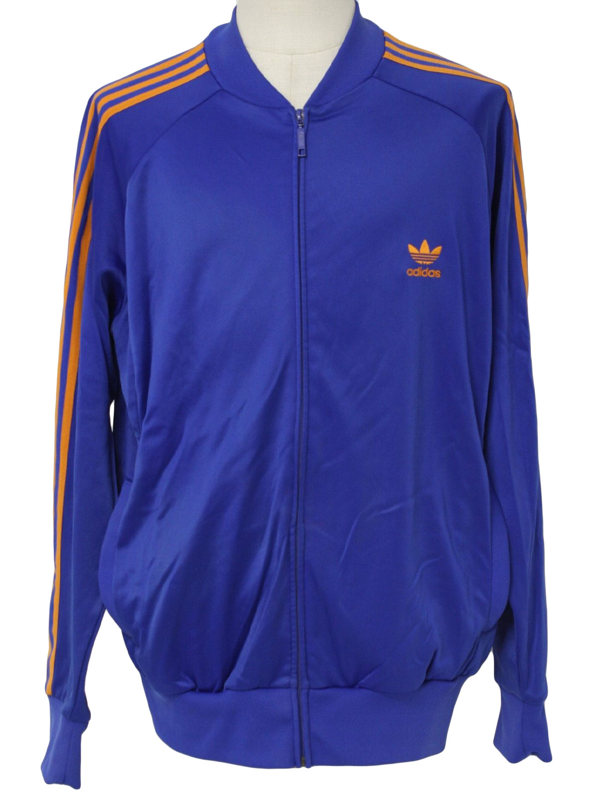 blue and orange adidas jacket