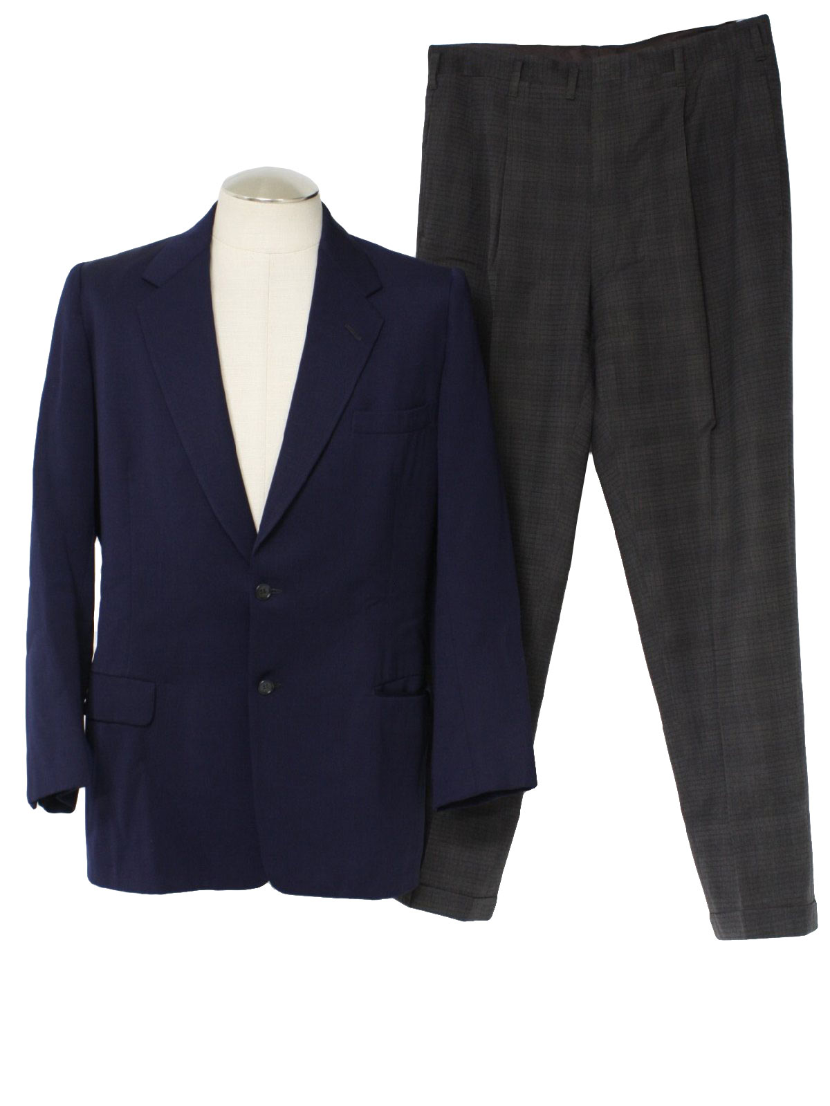 1950's Retro Suit: 1956 -Sears Individually Tailored- Mens two piece ...