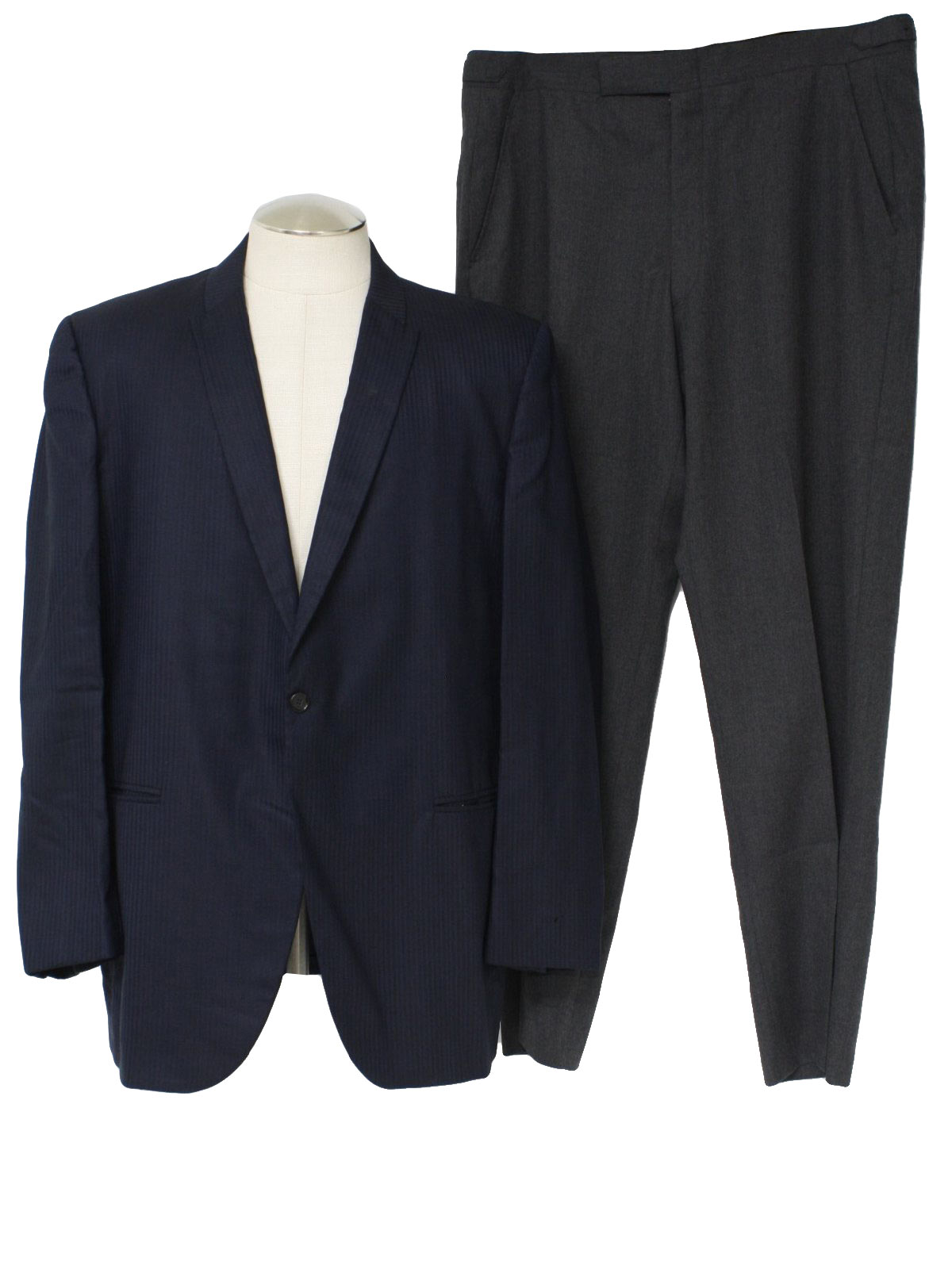 1960s Vintage Suit: 60s -Sears Kings Crown- Mens two piece mod combo ...