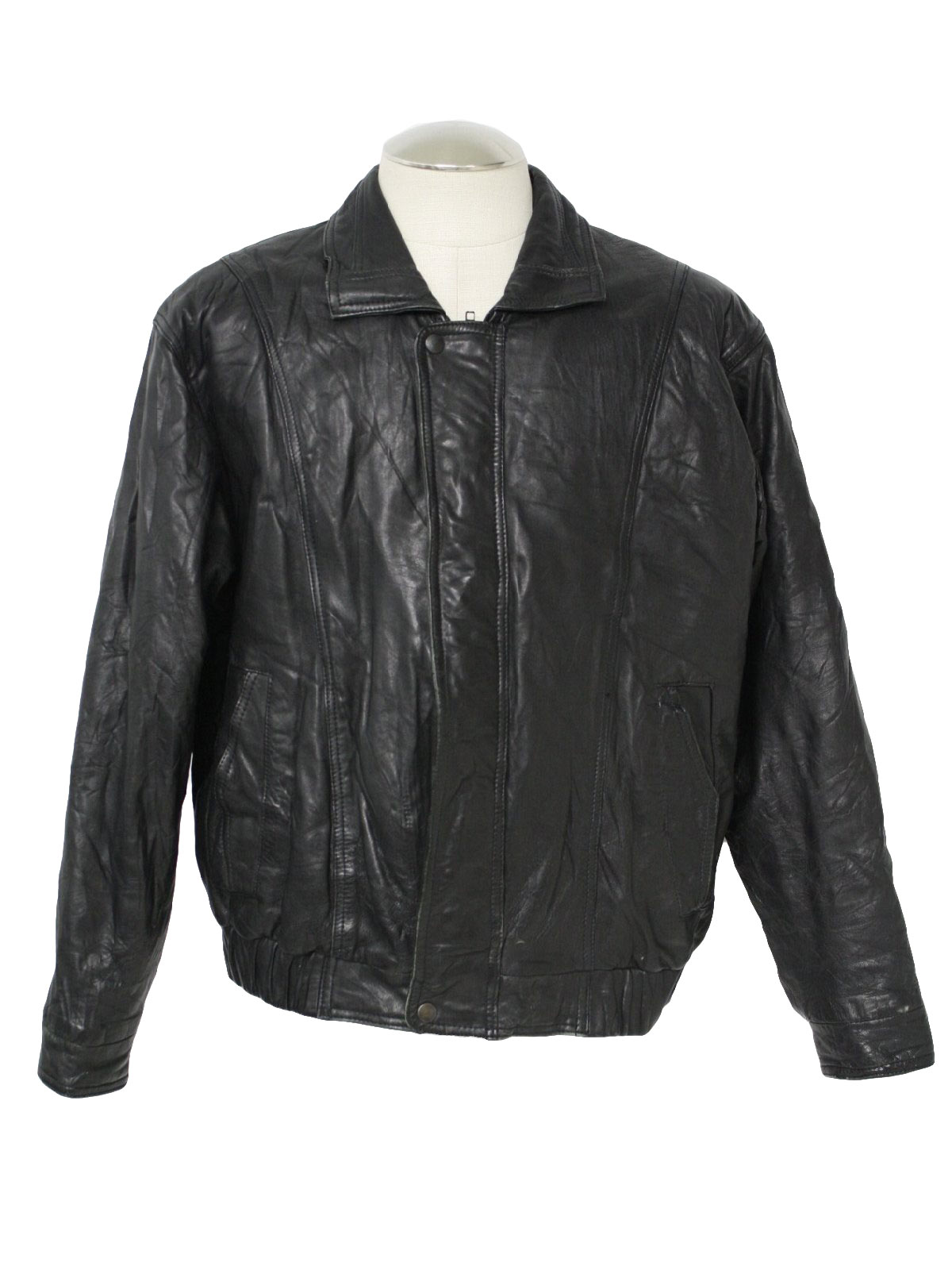 Vintage Members Only Eighties Leather Jacket: 80s -Members Only- Mens ...