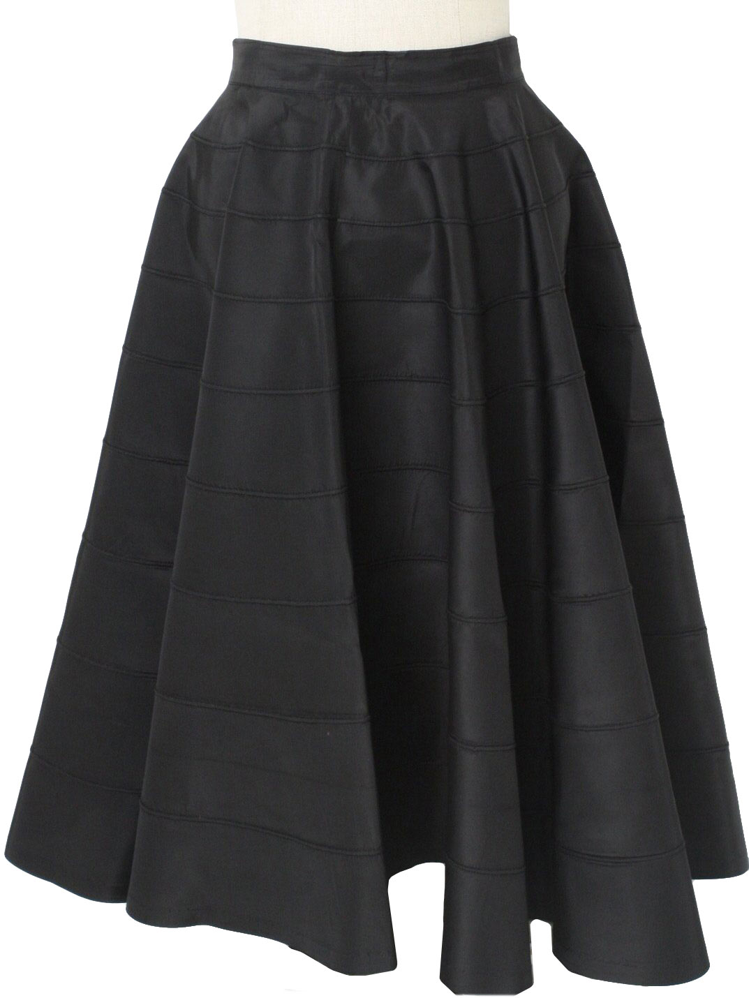 50s style black skirt