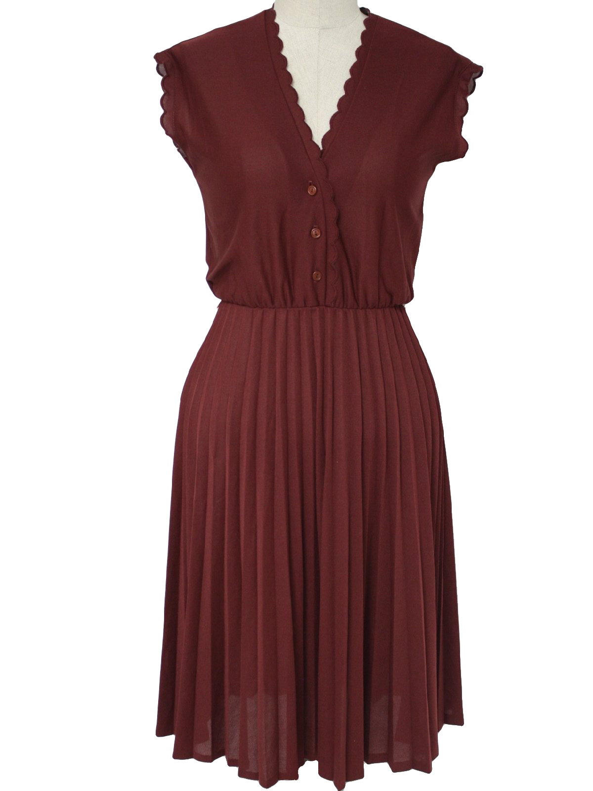 Retro Eighties Disco Dress: 80s -Sears- Womens mahogany light weight ...