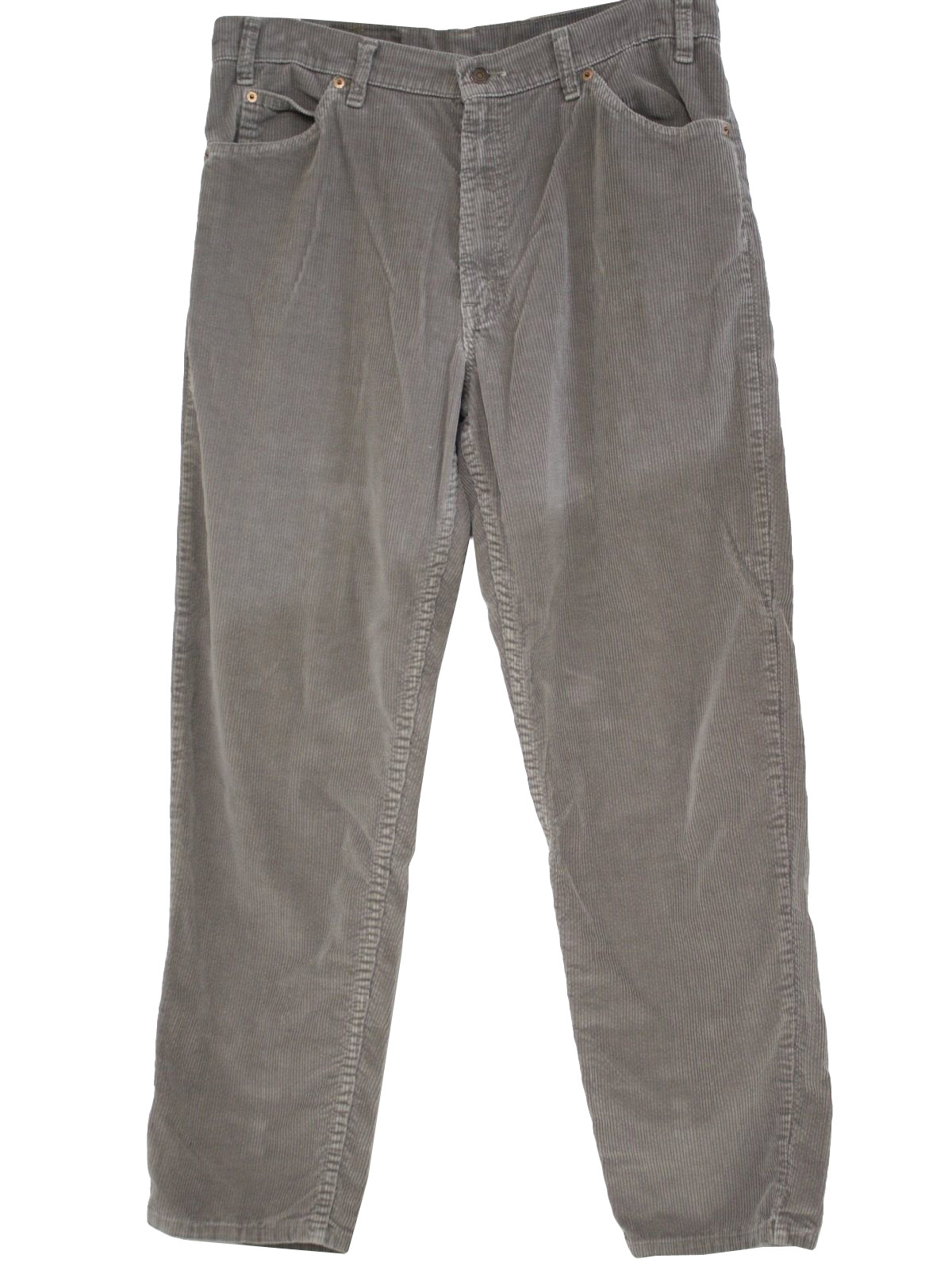 Nineties Vintage Pants: 90s -Levis- Mens light gray cotton polyester ...
