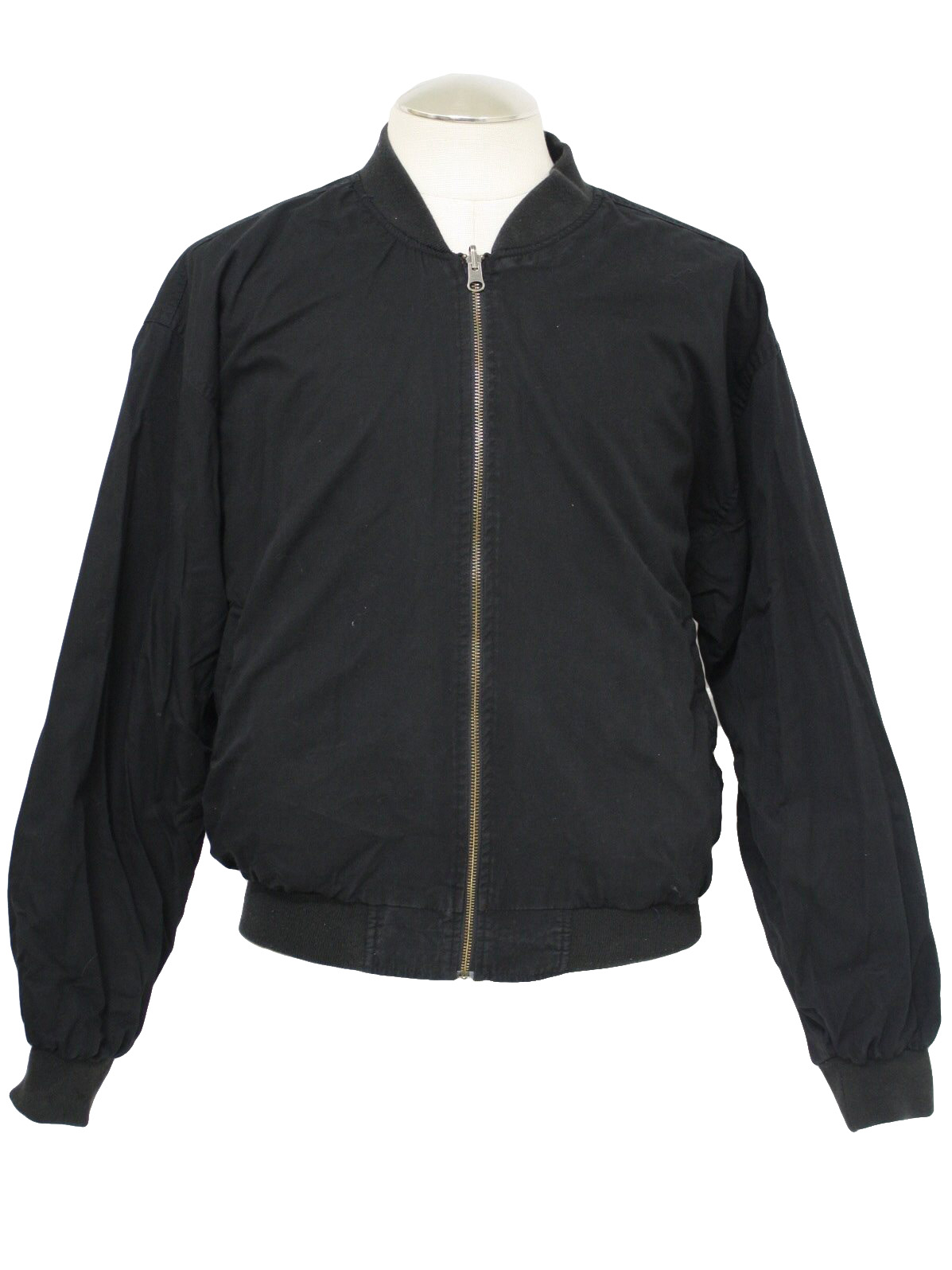 Vintage Marlboro 80's Jacket: 80s -Marlboro- Mens black cotton ...