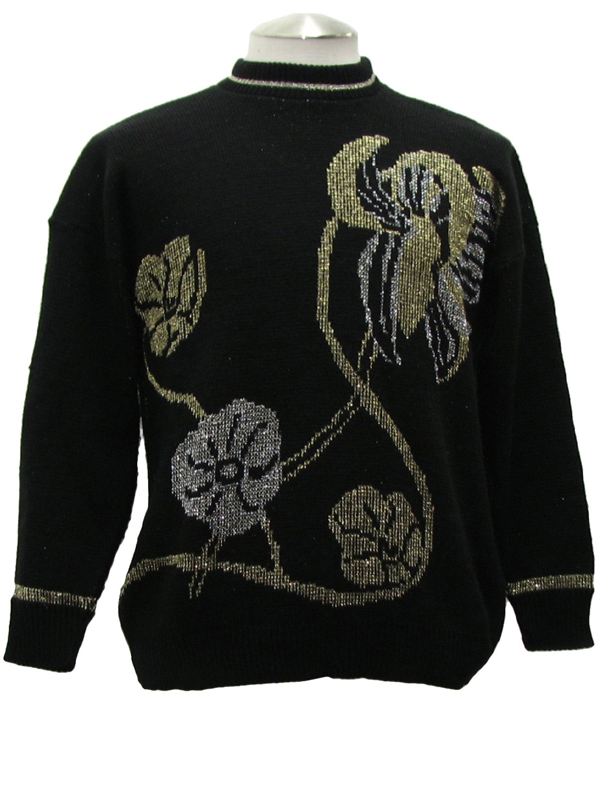 Vintage 1980's Sweater: 80s authentic vintage -Missing Label- Womens ...