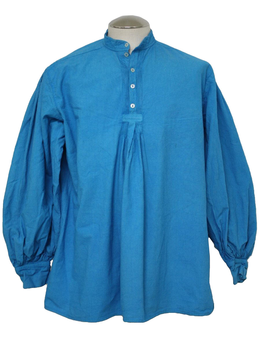 Rumba Eighties Vintage Hippie Shirt: 80s -Rumba- Mens tropical blue ...