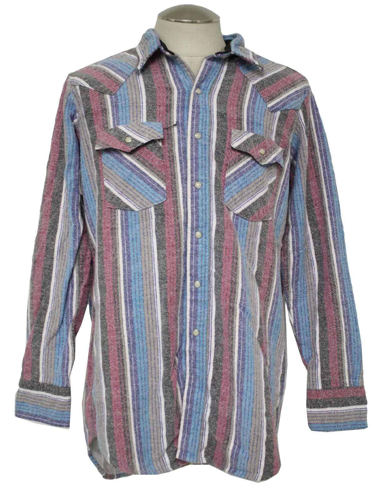 Saddle King Western 80's Vintage Western Shirt: 80s -Saddle King