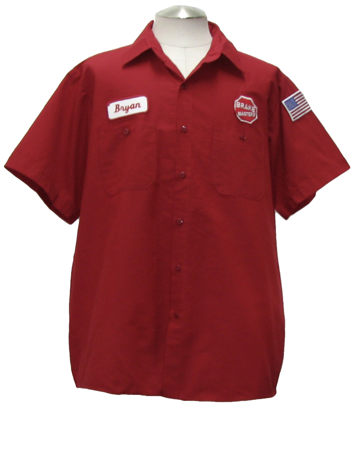 90's UniWeave Shirt: 90s -UniWeave- Mens red short sleeve cotton ...