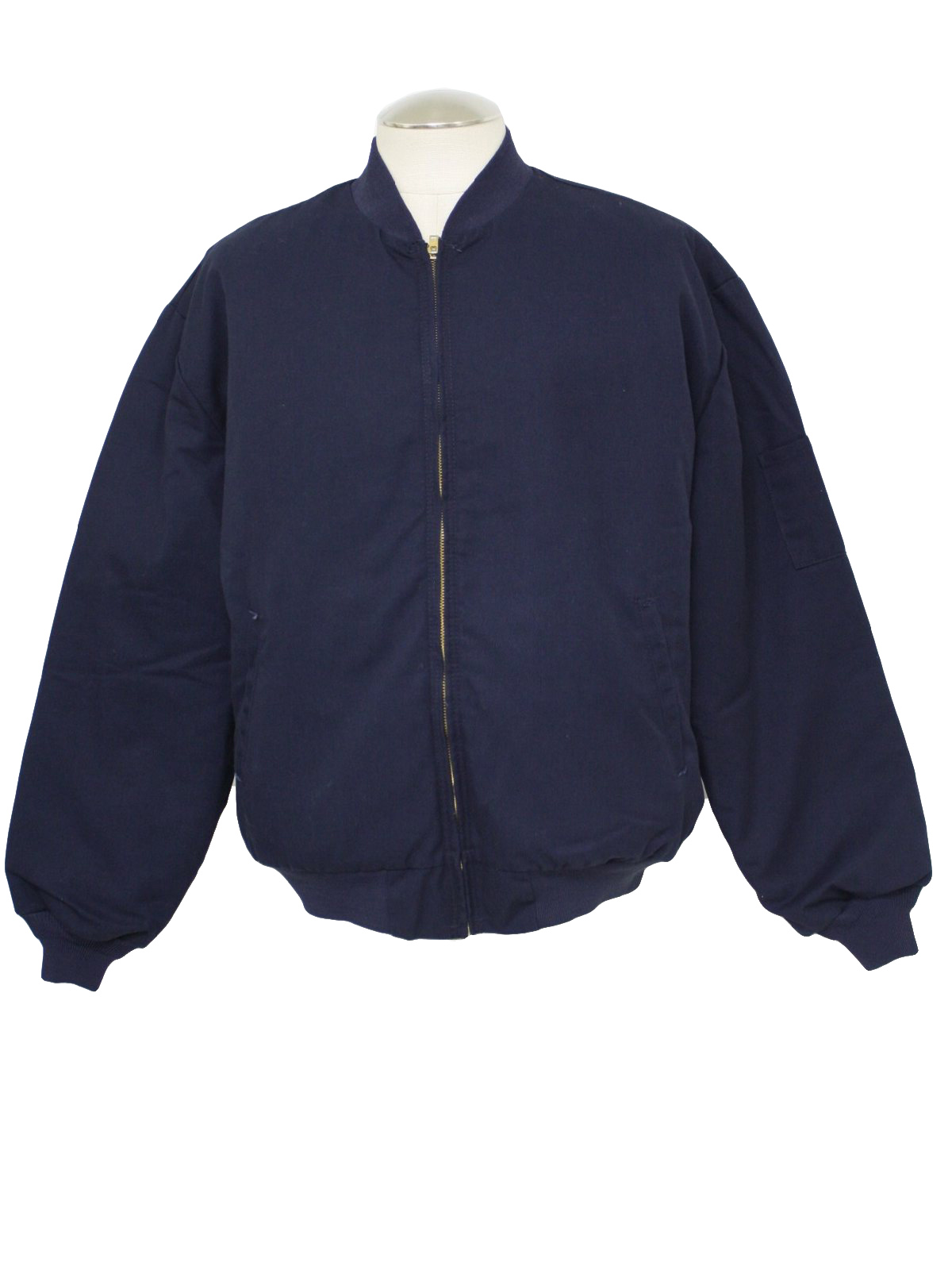 Red Kap 80's Vintage Jacket: 80s -Red Kap- Mens navy blue cotton ...