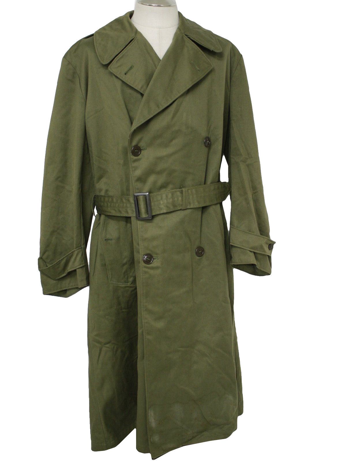 40s Retro Jacket: 1946 -Arlene Coats- Mens light olive green heavy ...