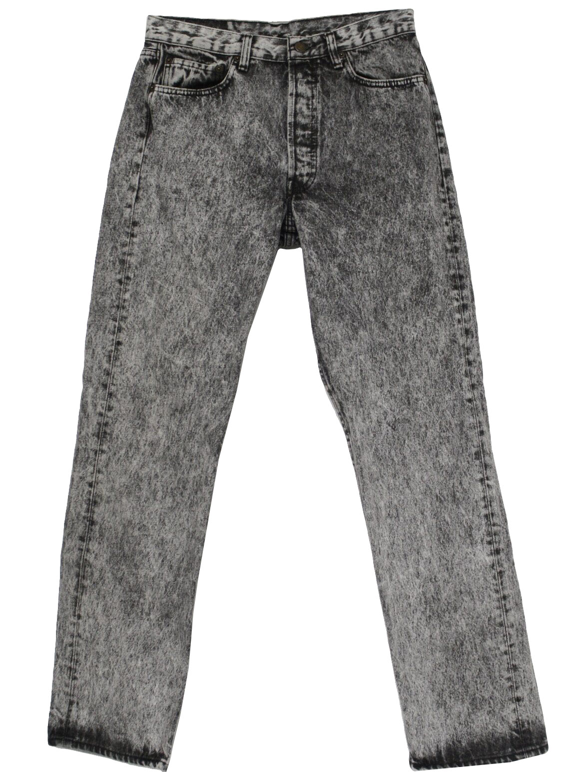 80s Vintage Levis Pants: 80s -Levis- Mens grey acid wash cotton denim ...