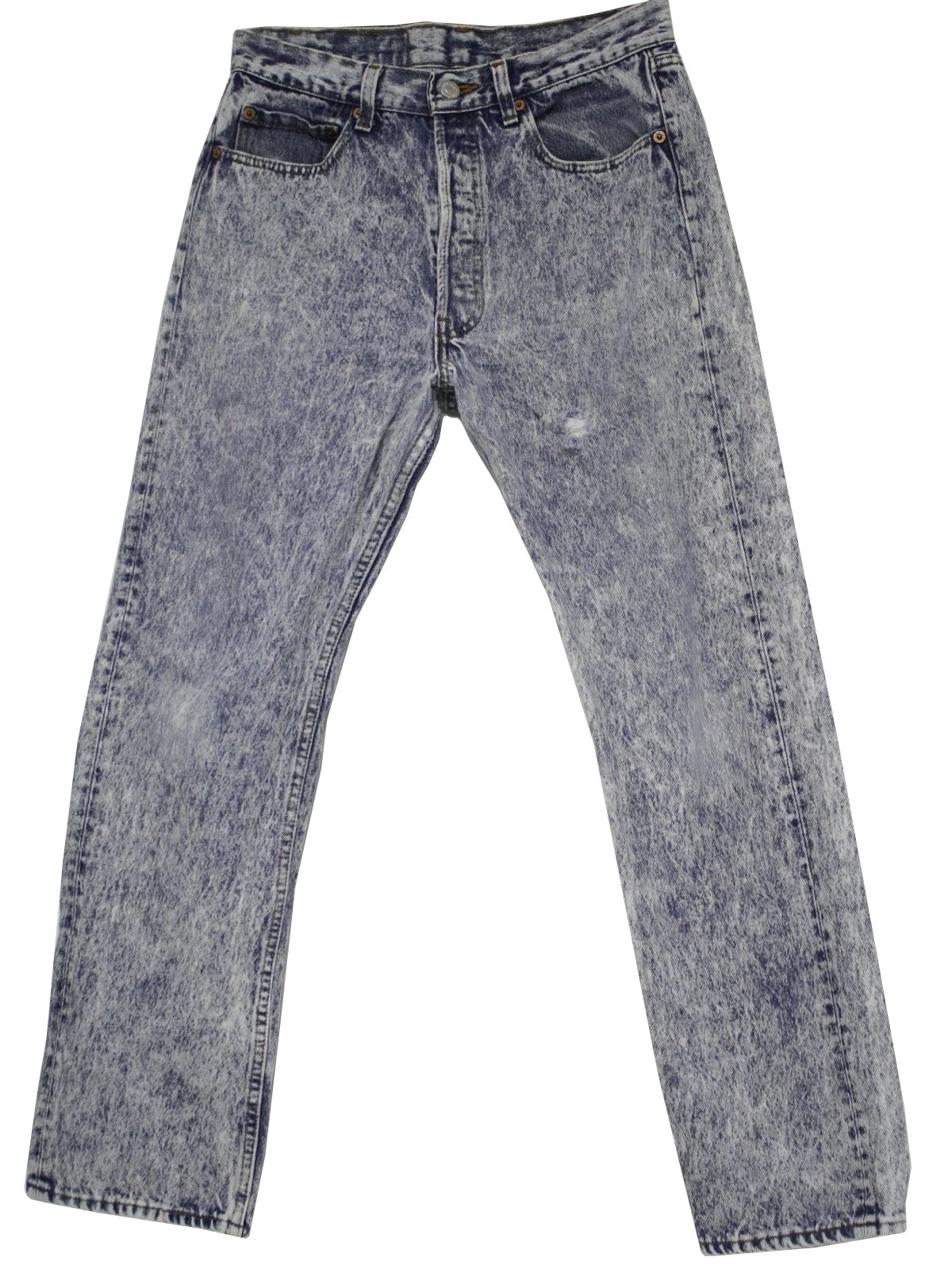 Retro Eighties Pants: 80s -Levis- Mens light blue acid wash cotton ...