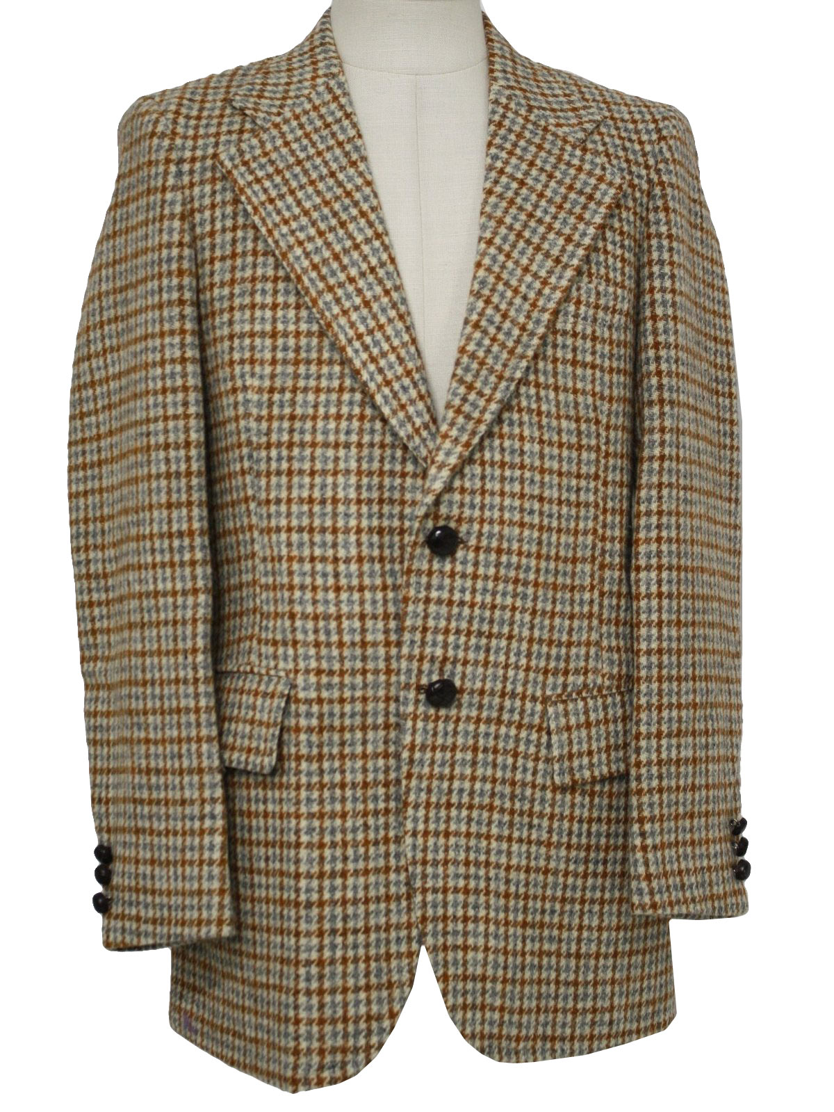 Oat Cream Harris Tweed Blazer