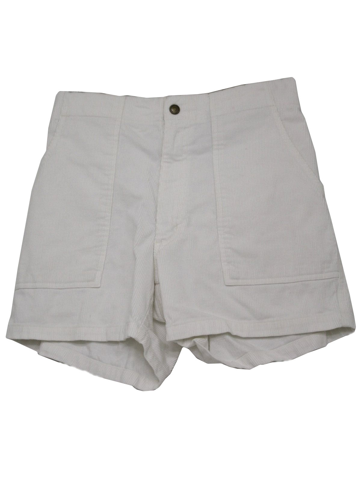 Eighties Vintage Shorts: 80s -Towncraft- Mens chalk white cotton ...