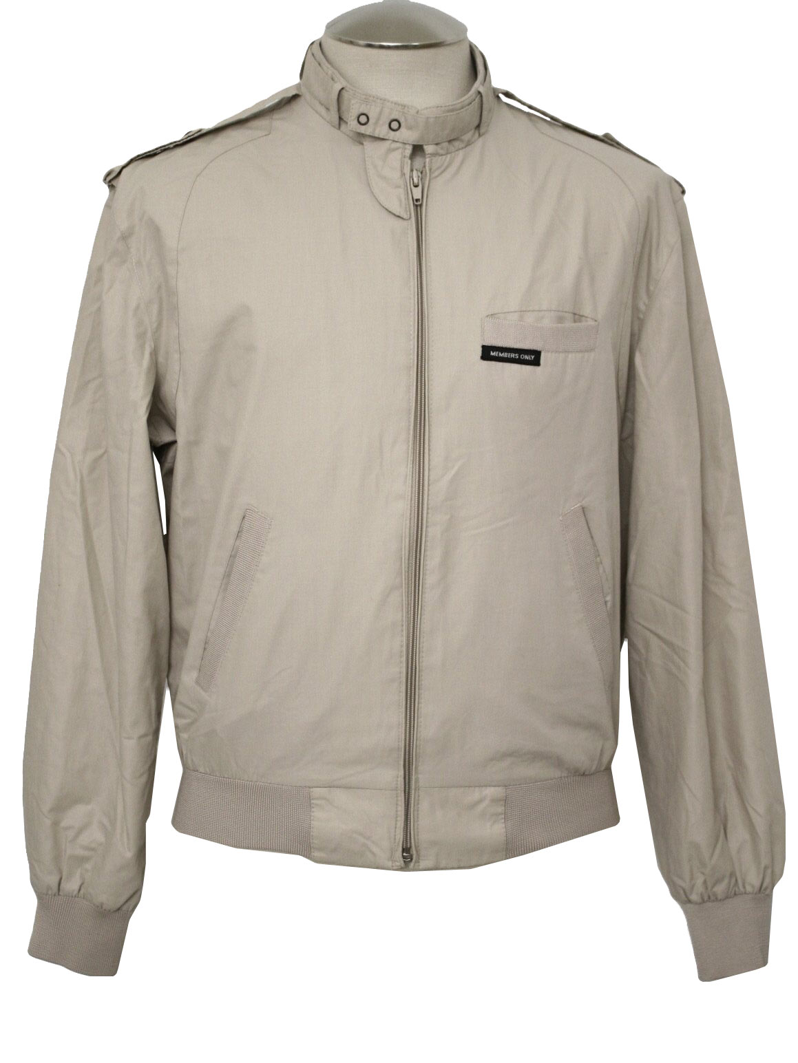 Retro 1980's Jacket (Members Only) : 80s -Members Only- Mens light tan ...