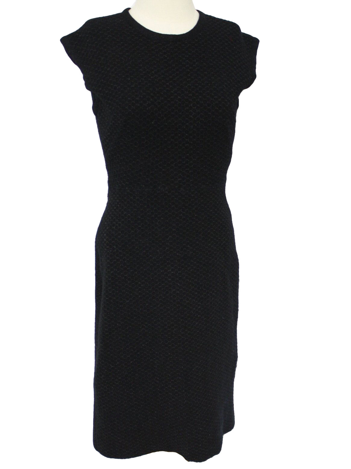 1980s Vintage Dress: 80s (60s inspired) -Missing Label- Womens black ...