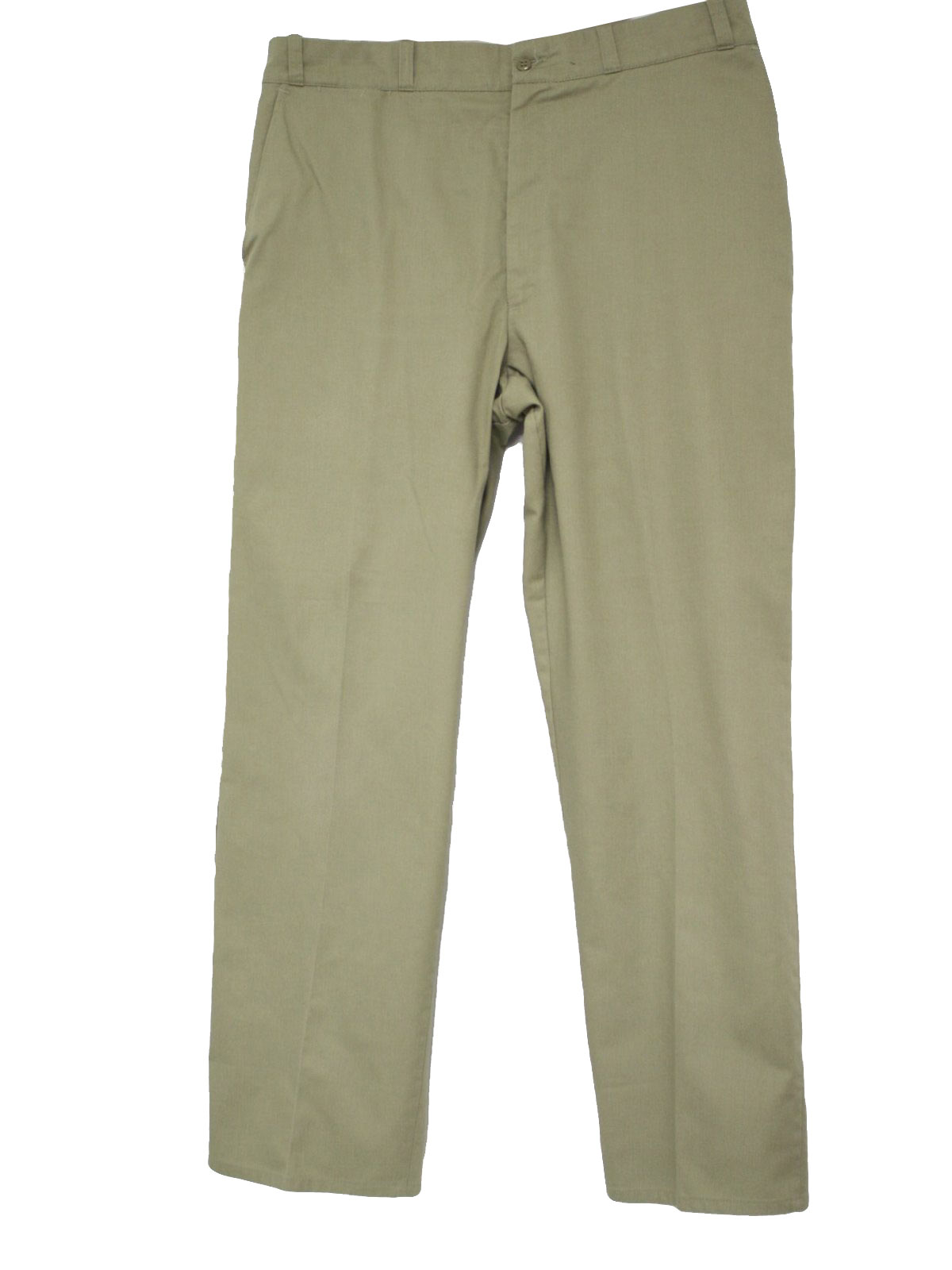 Retro Sixties Pants: 60s -Roebucks- Mens tan cotton polyester twill ...