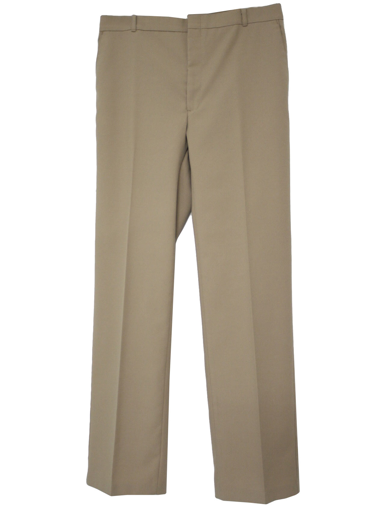 Eighties Vintage Pants: 80s -Angels Flight- Mens tan polyester poplin ...