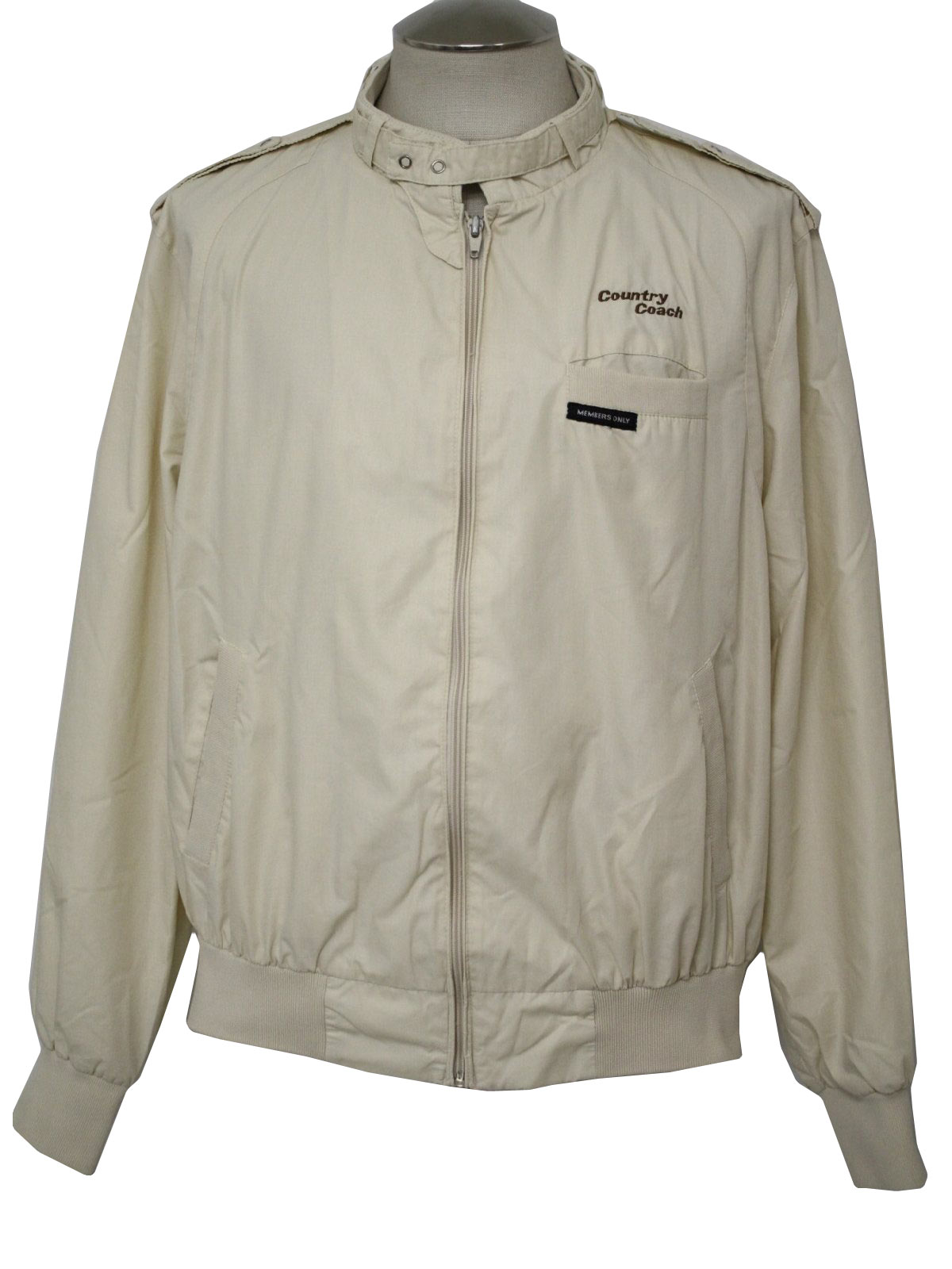Vintage Members Only 80's Jacket: 80s -Members Only- Mens ivory ...