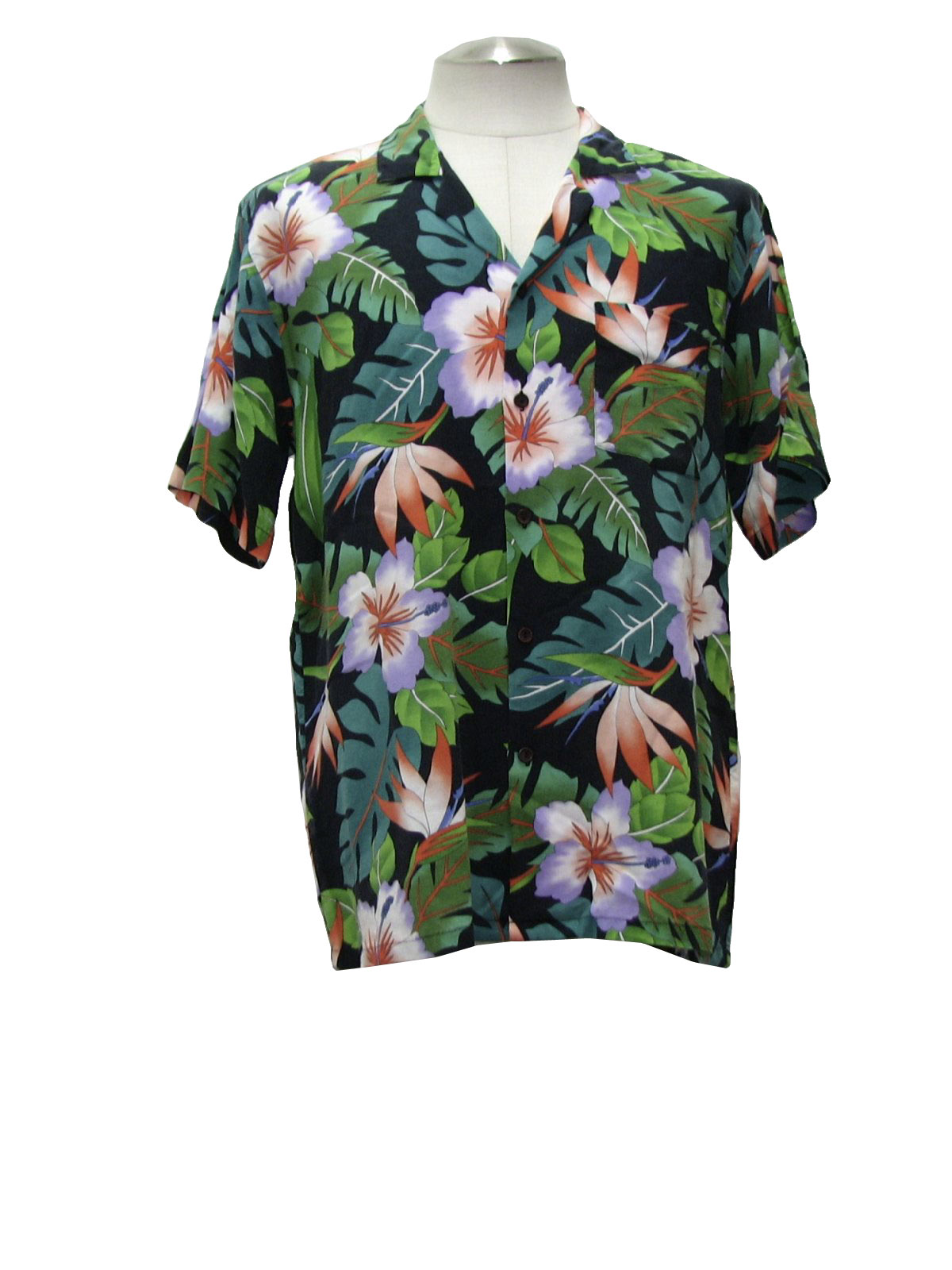 Retro 1980s Hawaiian Shirt: 80s style (made more recently) -Hawaii ...