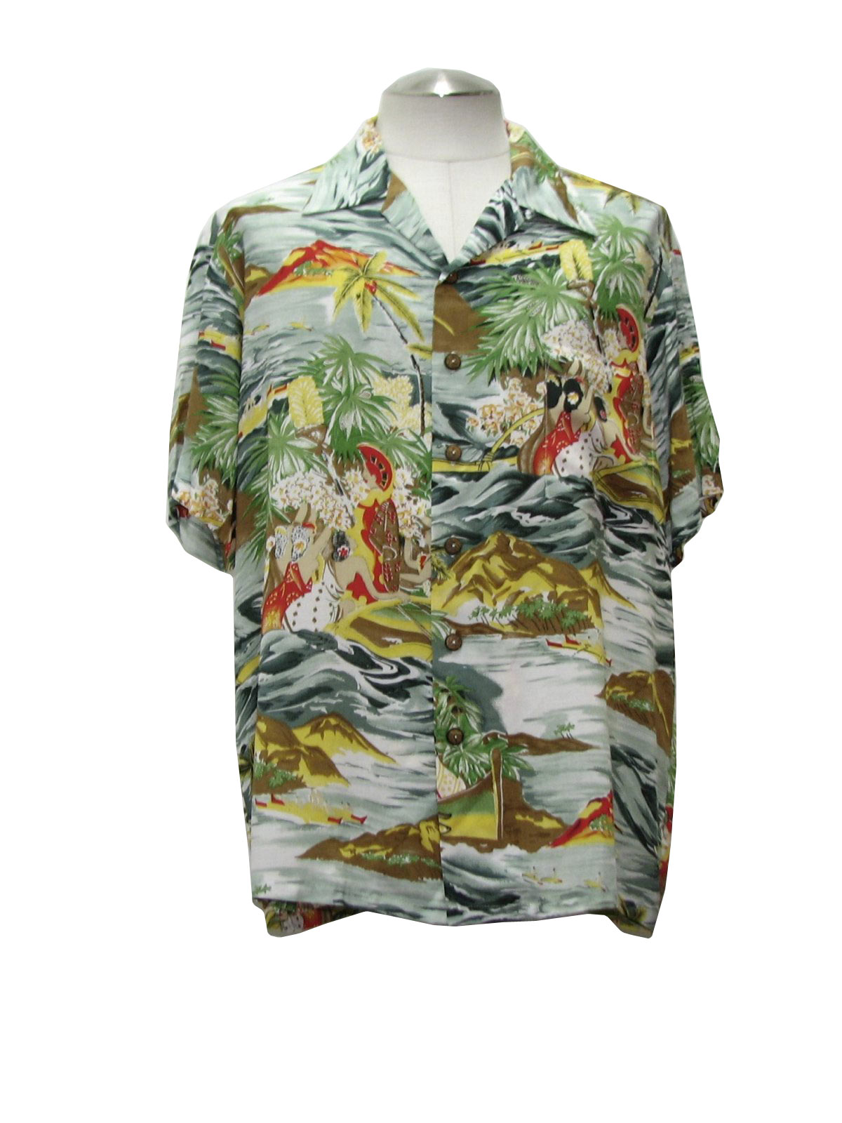 Retro 1980's Hawaiian Shirt (Kennington) : 80s style (made more ...