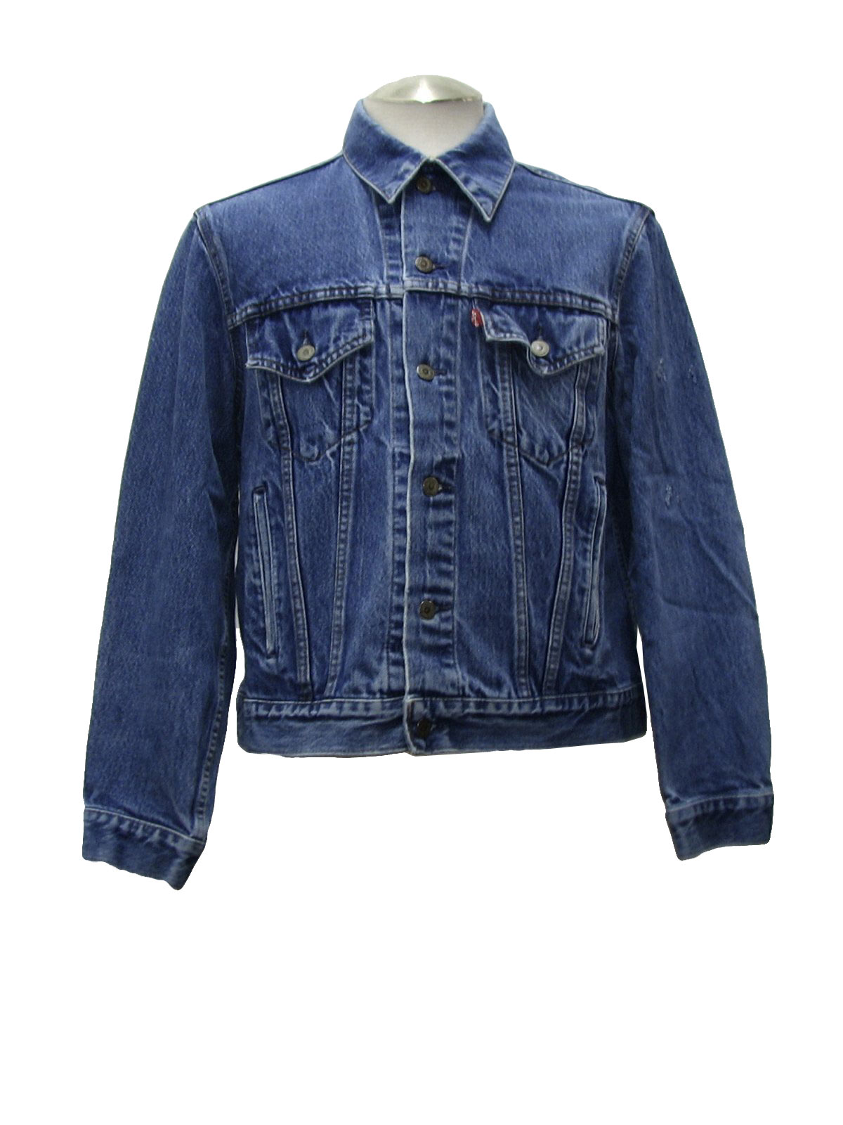 Vintage Levis 1980s Jacket: 80s -Levis- Mens lighter blue cotton denim ...