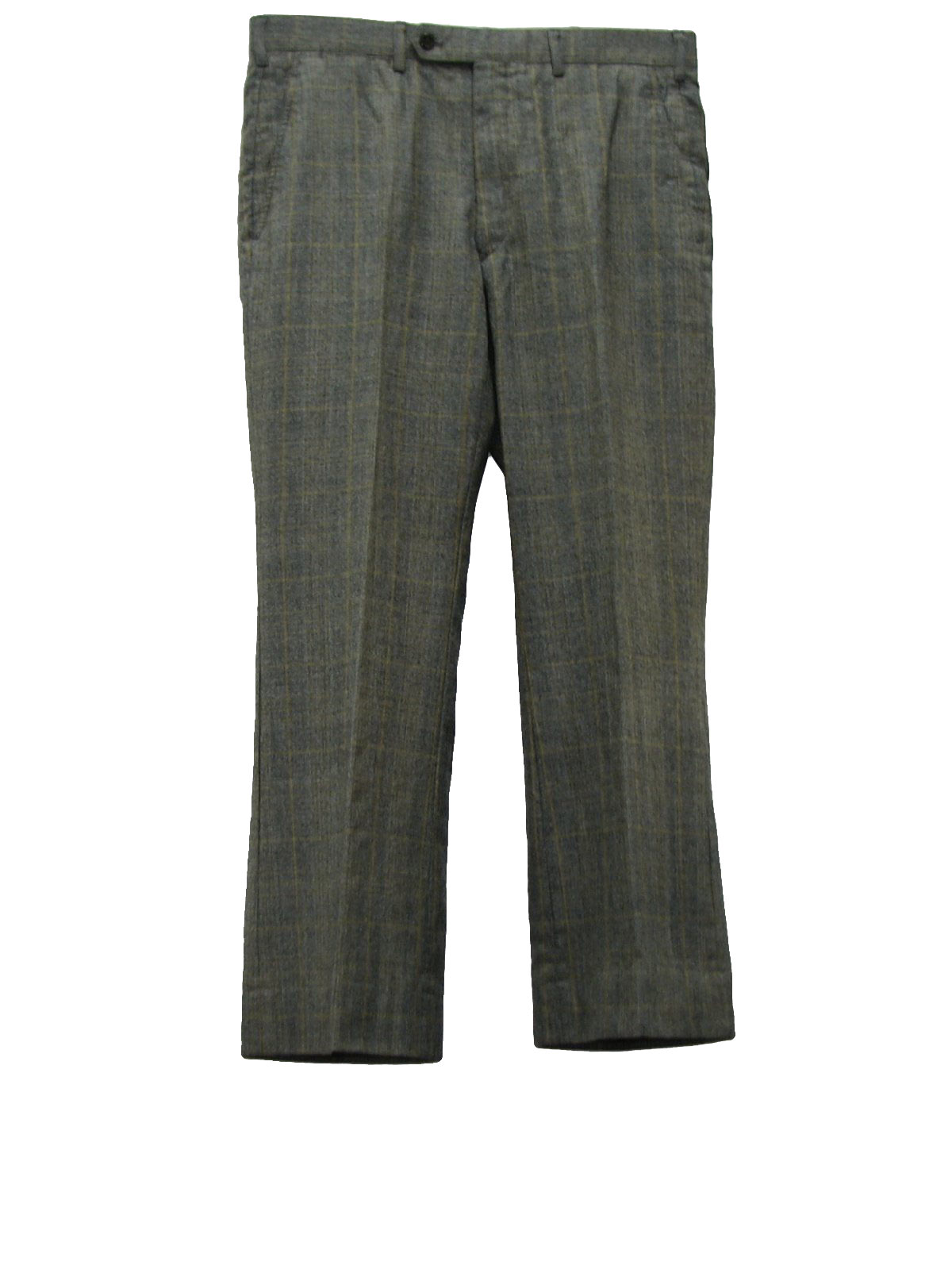 70s Flared Pants / Flares: 70s -No Label- Mens light brown, olivine ...