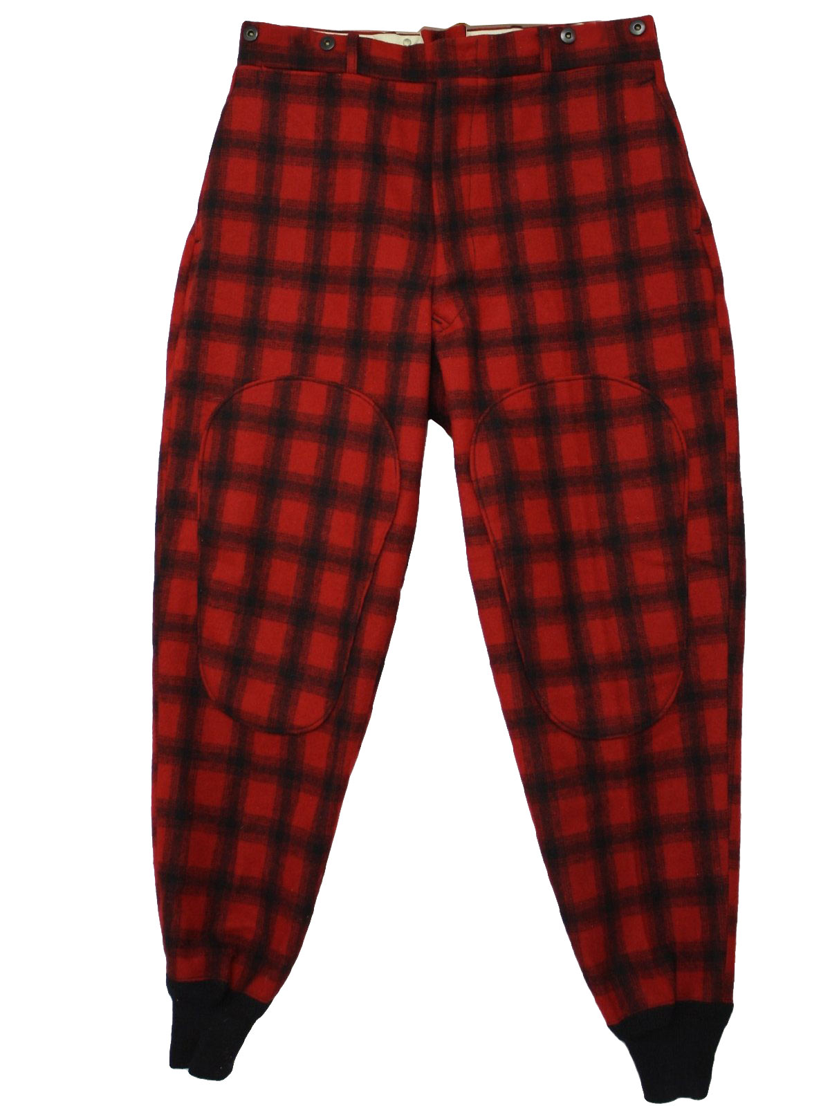 1960s Woolrich Pants: 60s -Woolrich- Mens red and black wool blend ...