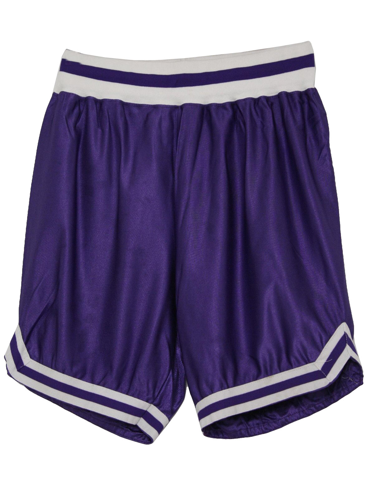 Vintage Care Label 80's Shorts: 80s -Care Label- Mens purple shiny ...