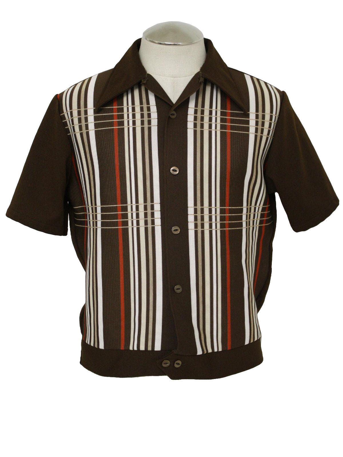 Gaucho Seventies Vintage Jacket: 70s -Gaucho- Mens deep brown, tan ...