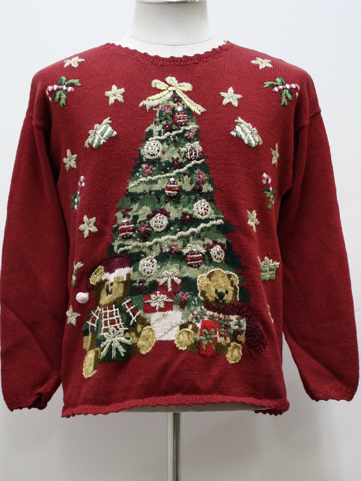 womens cotton christmas sweaters