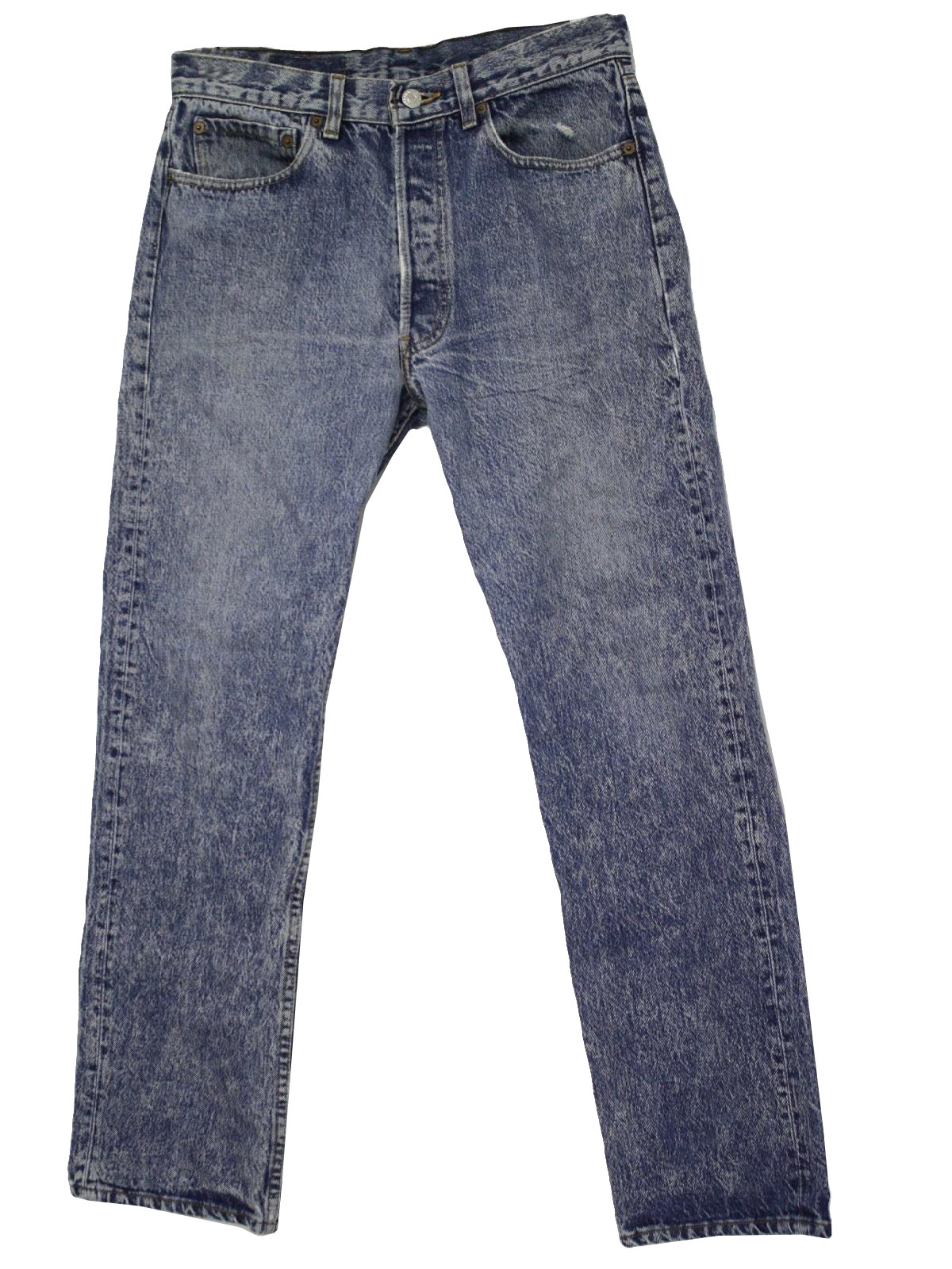 Eighties Vintage Pants: 80s -Levis- Mens blue cotton denim stone wash ...