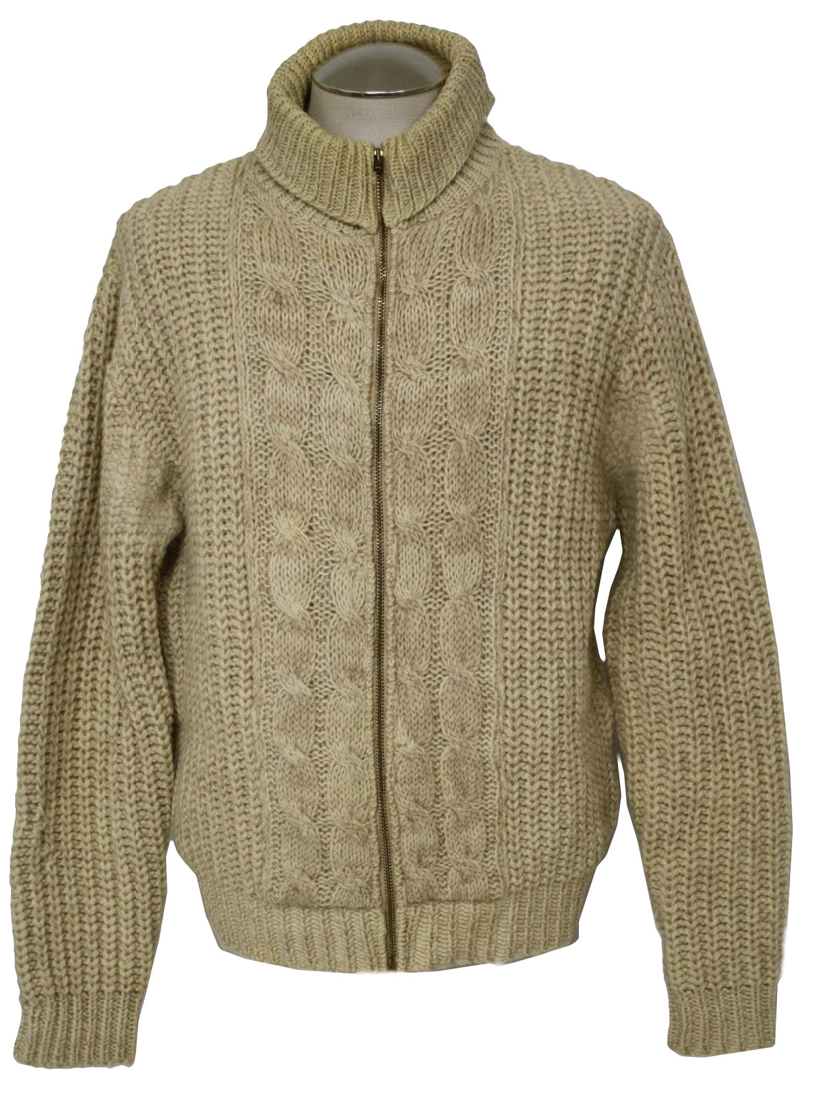 Vintage Jantzen 1970s Caridgan Sweater: 70s -Jantzen- Mens wool ...