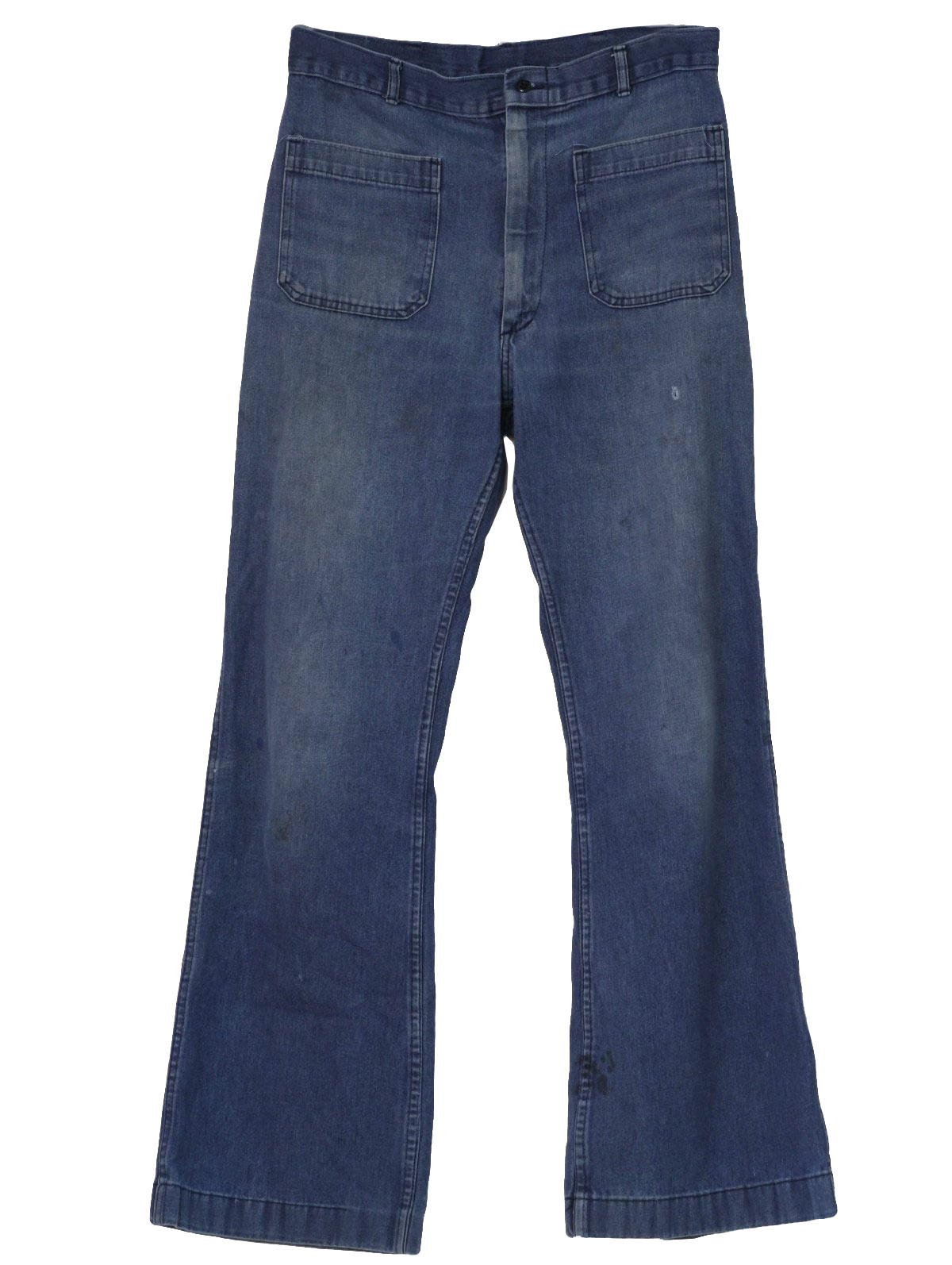 Vintage 1970's Bellbottom Pants: 70s -Coastal Industries- Mens faded ...