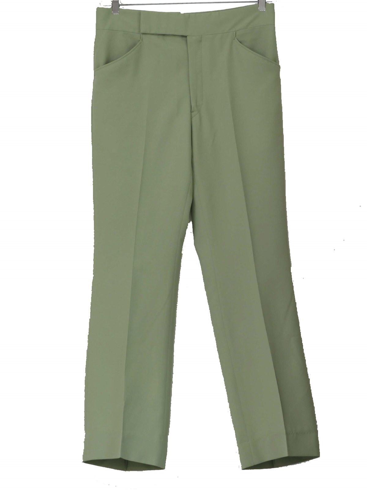 1970s Vintage Flared Pants / Flares: 70s -Seilers- Mens pale lime green ...