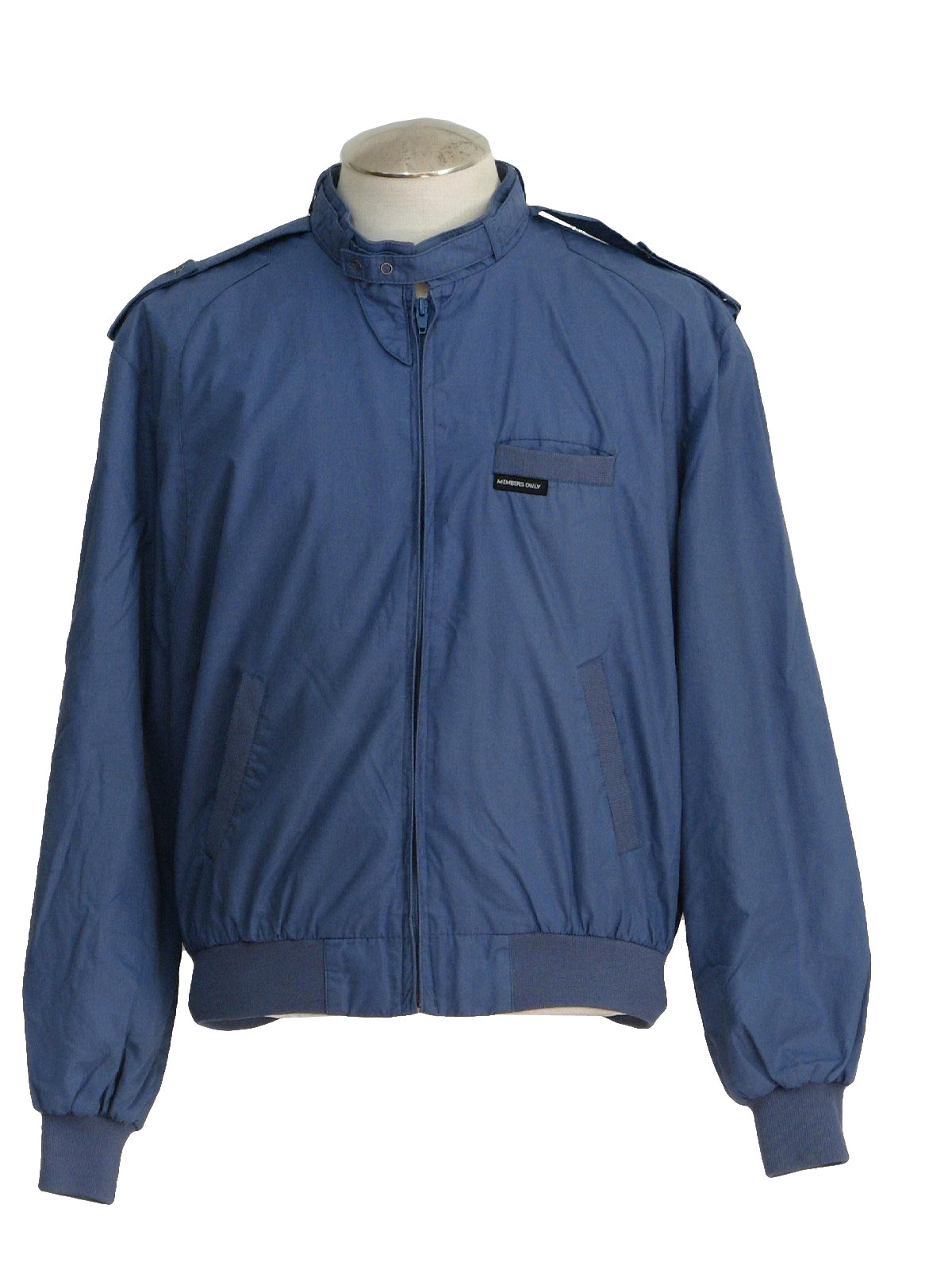 80's Members Only Jacket: 80s -Members Only- Mens lake blue cotton and ...