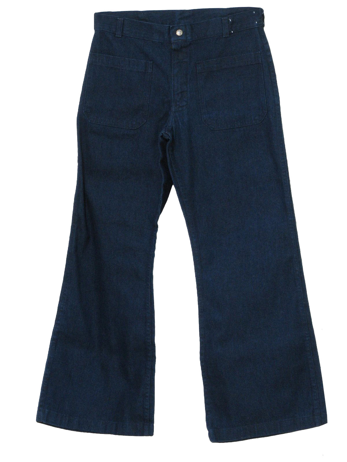 Retro Sixties Bellbottom Pants: 60s -SeaFarer- Mens dark blue cotton ...