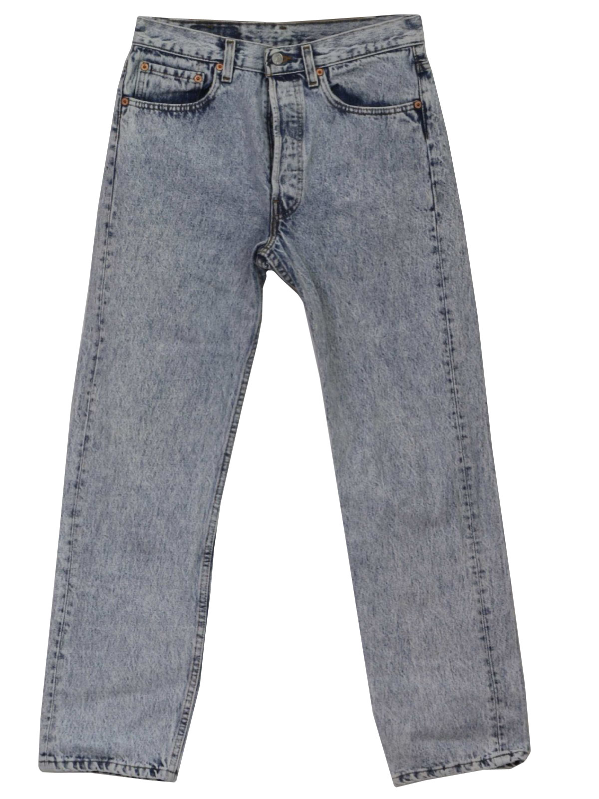Vintage Levis 501 1980s Pants: 80s -Levis 501- Mens light blue cotton ...