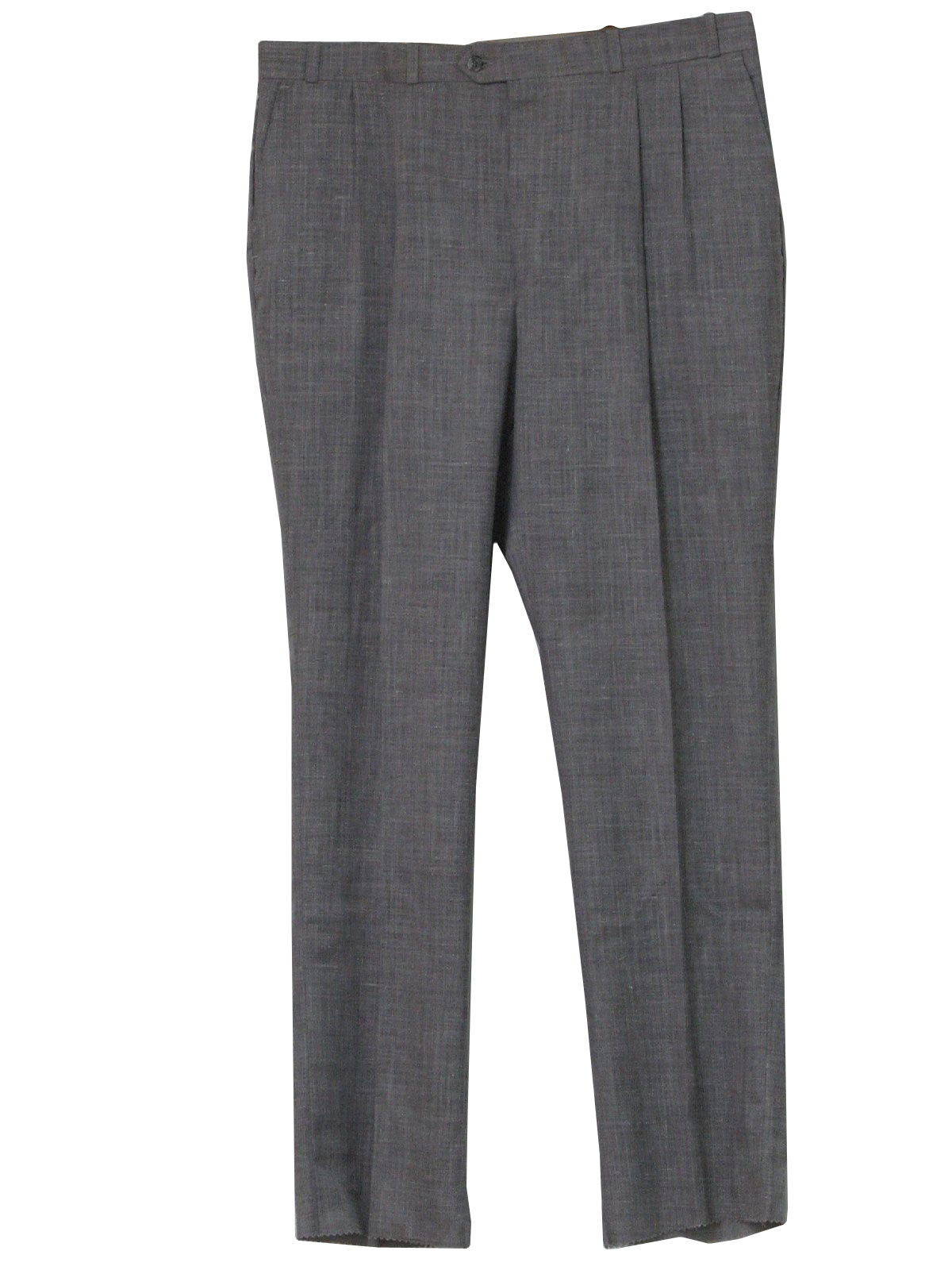 80s Vintage Corcini Pants: 80s -Corcini- Mens grey dacron and linen ...