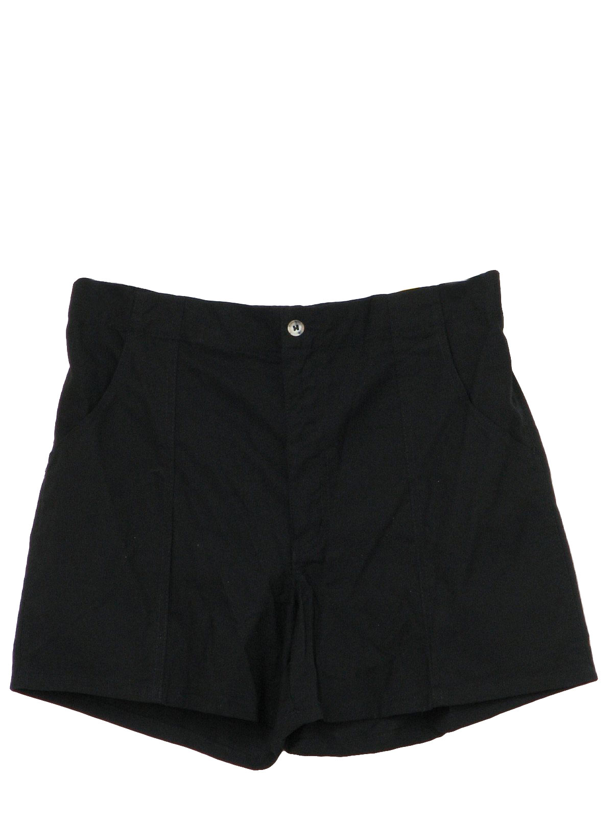 1980's Retro Shorts: 80s -Weeds- Mens black cotton poplin totally 80s ...