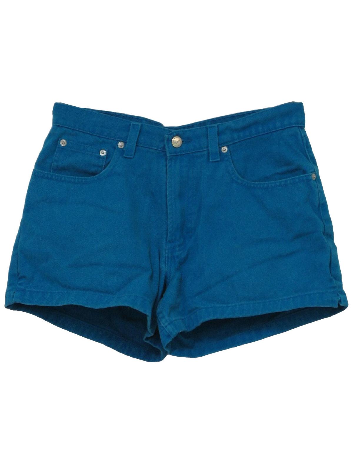 1990's Shorts (Jordache): 90s -Jordache- Womens teal blue cotton denim ...