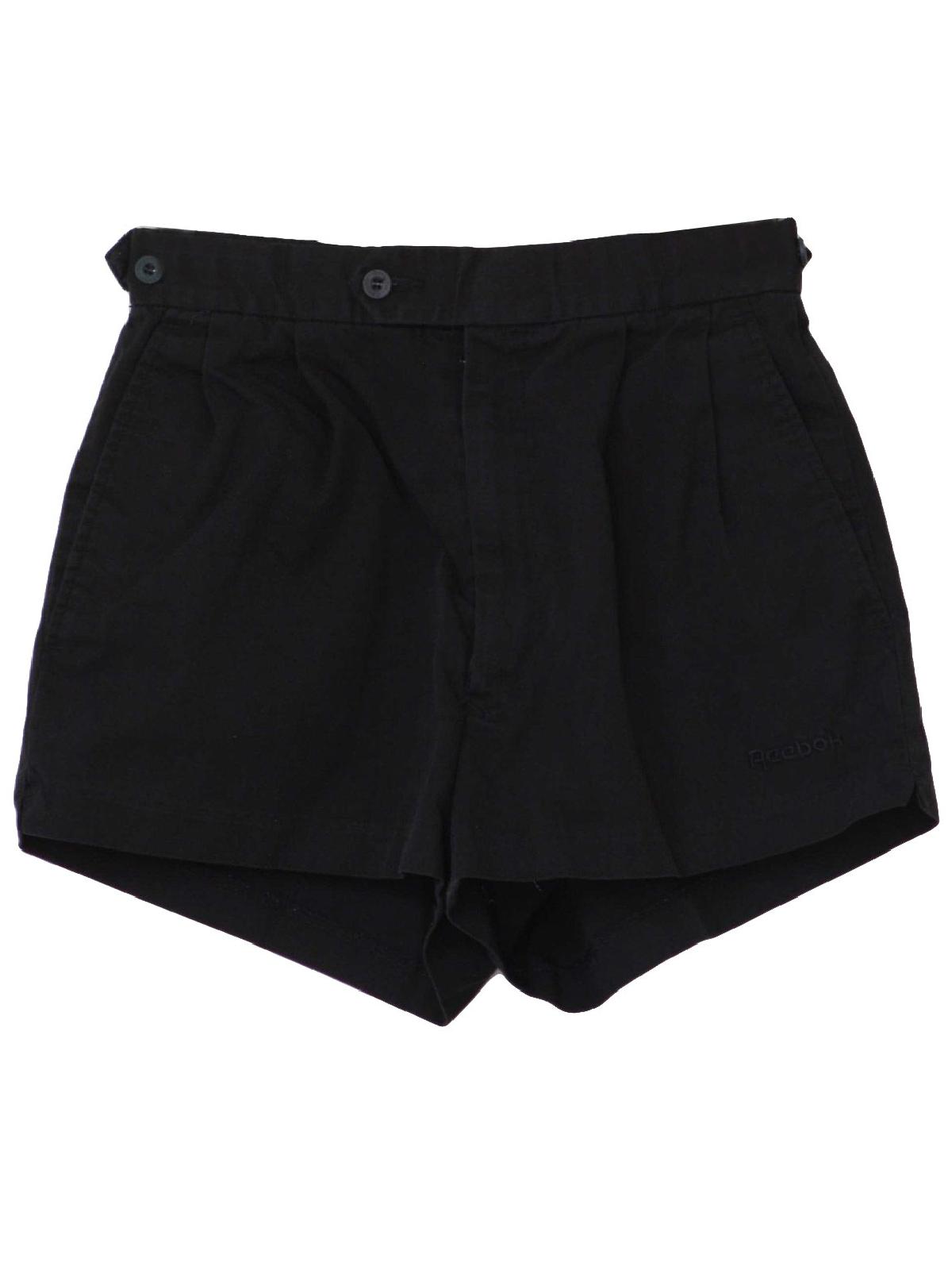 black high waisted athletic shorts